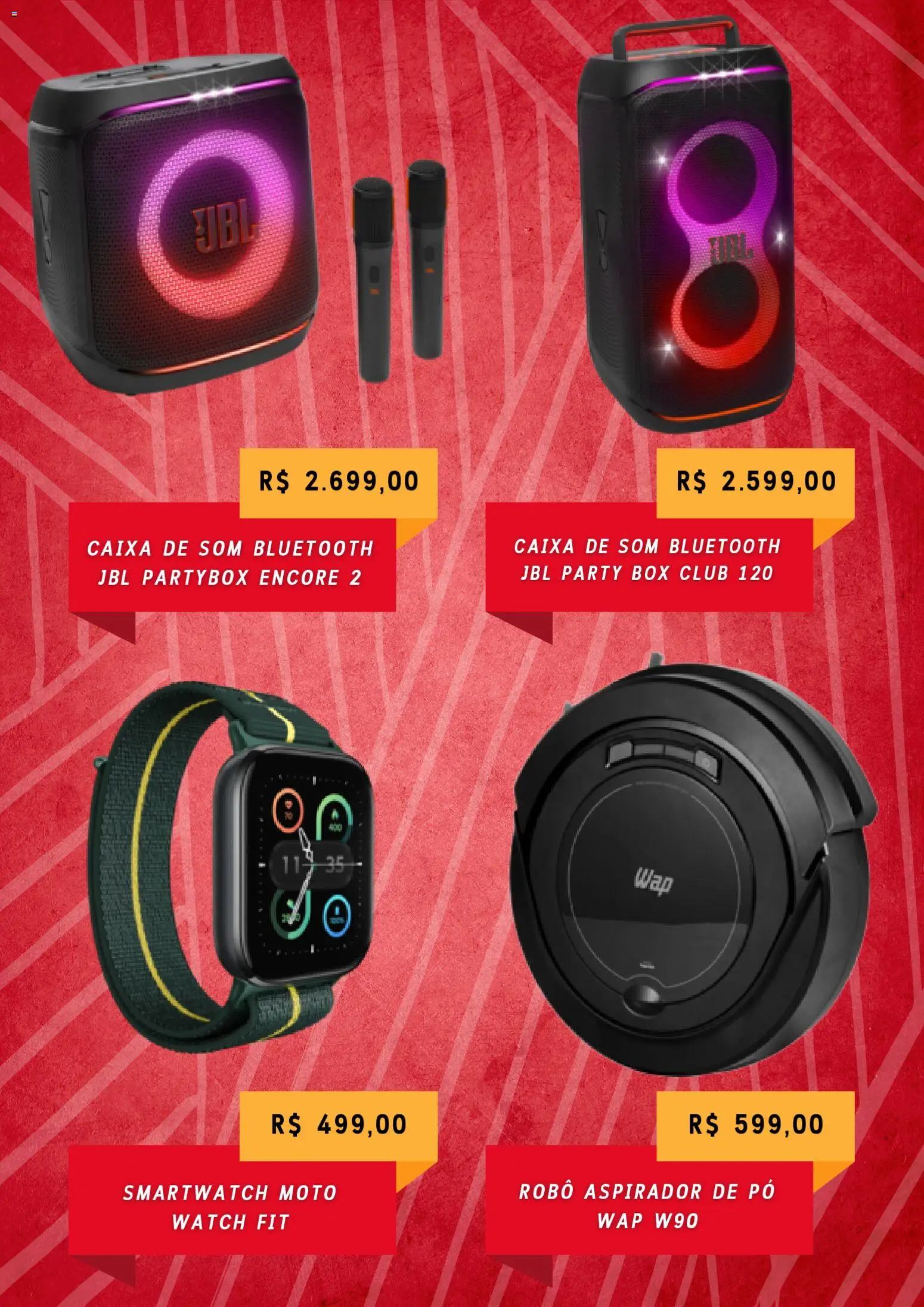 Claro Folheto - válido de 08.04.2026 | Página: 4 | Produtos: Aspirador de pó, Robô, Robo aspirador, Caixa