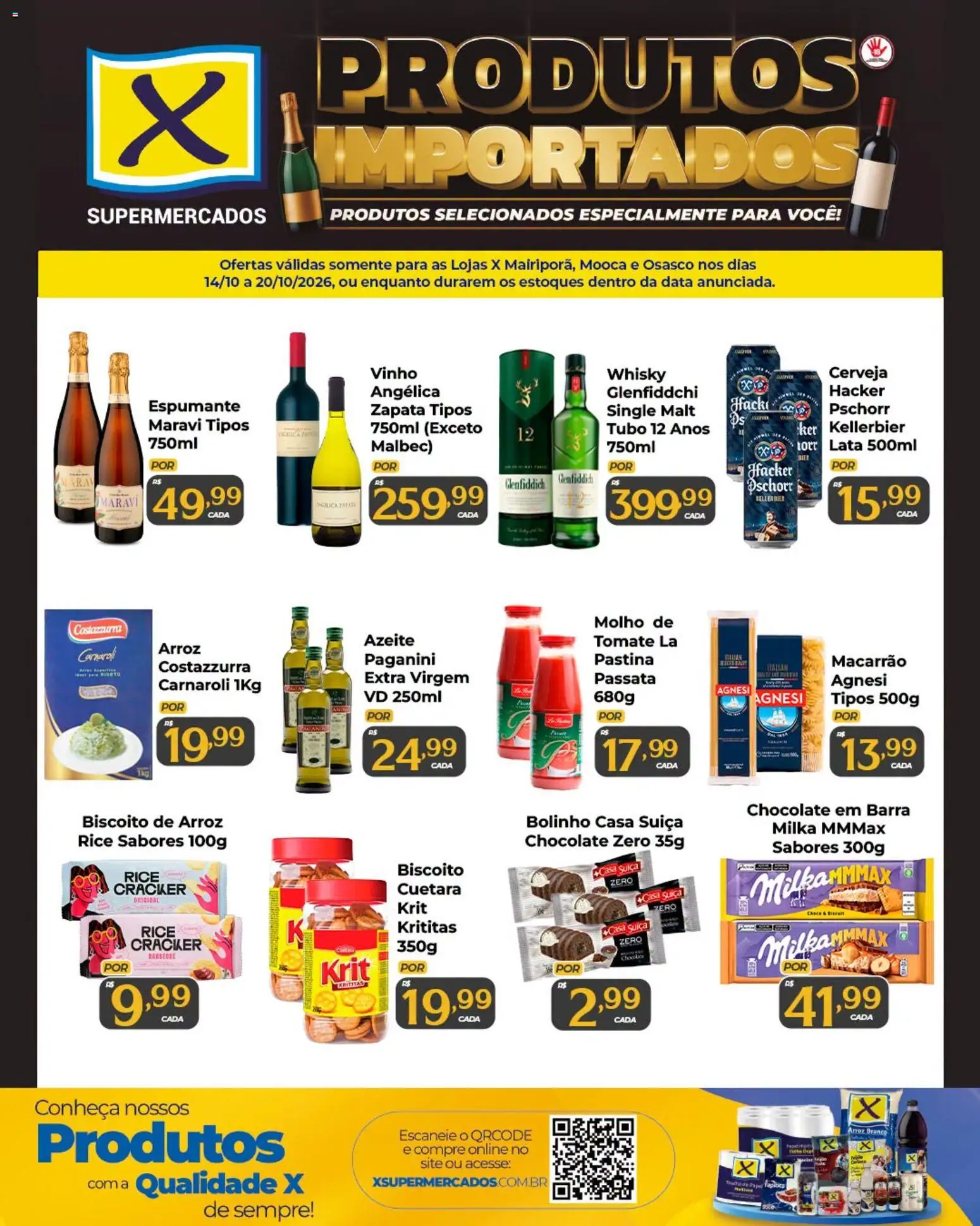 X Supermercados Folheto - válido de 14/10/2026 | Página: 1