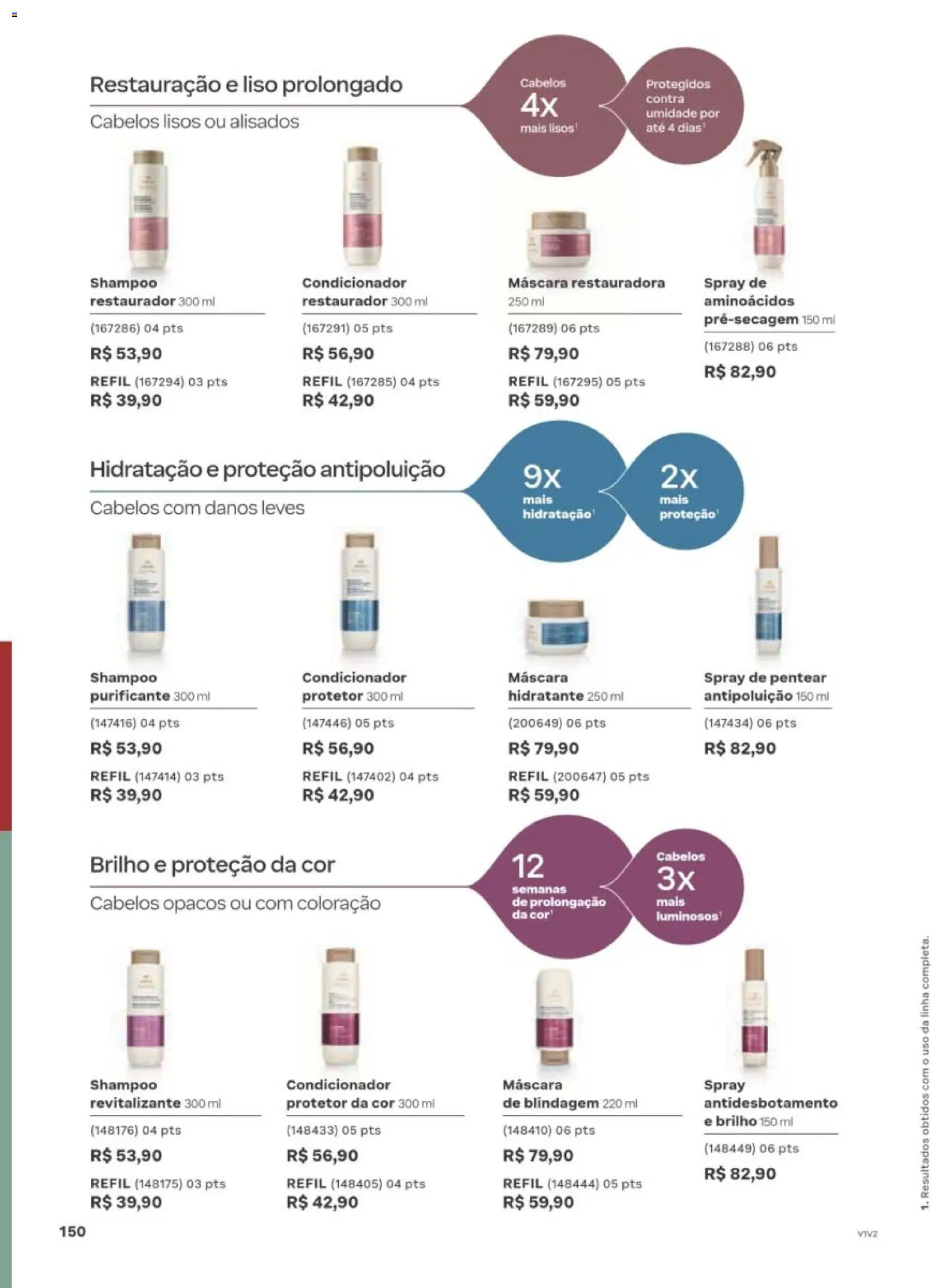Natura Folheto - válido de 10/08/2026 | Página: 153 | Produtos: Shampoo, Condicionador