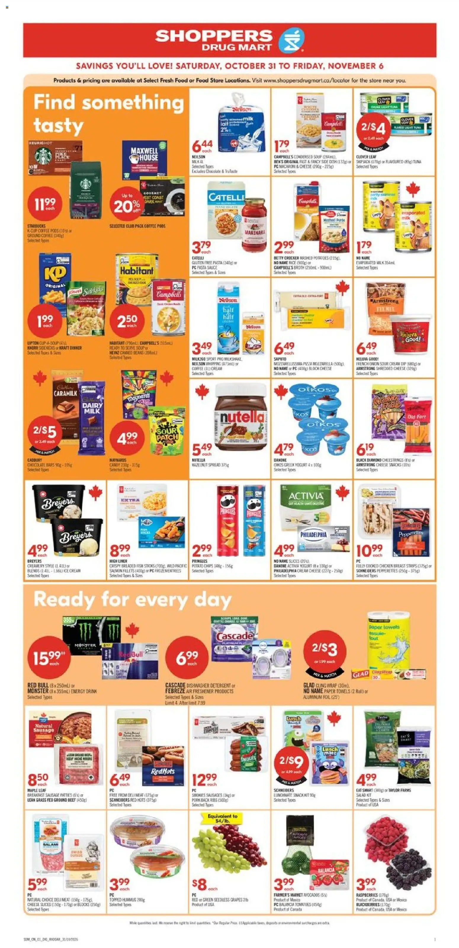 Shoppers flyer valid from Oct 31, 2026 | Page: 5