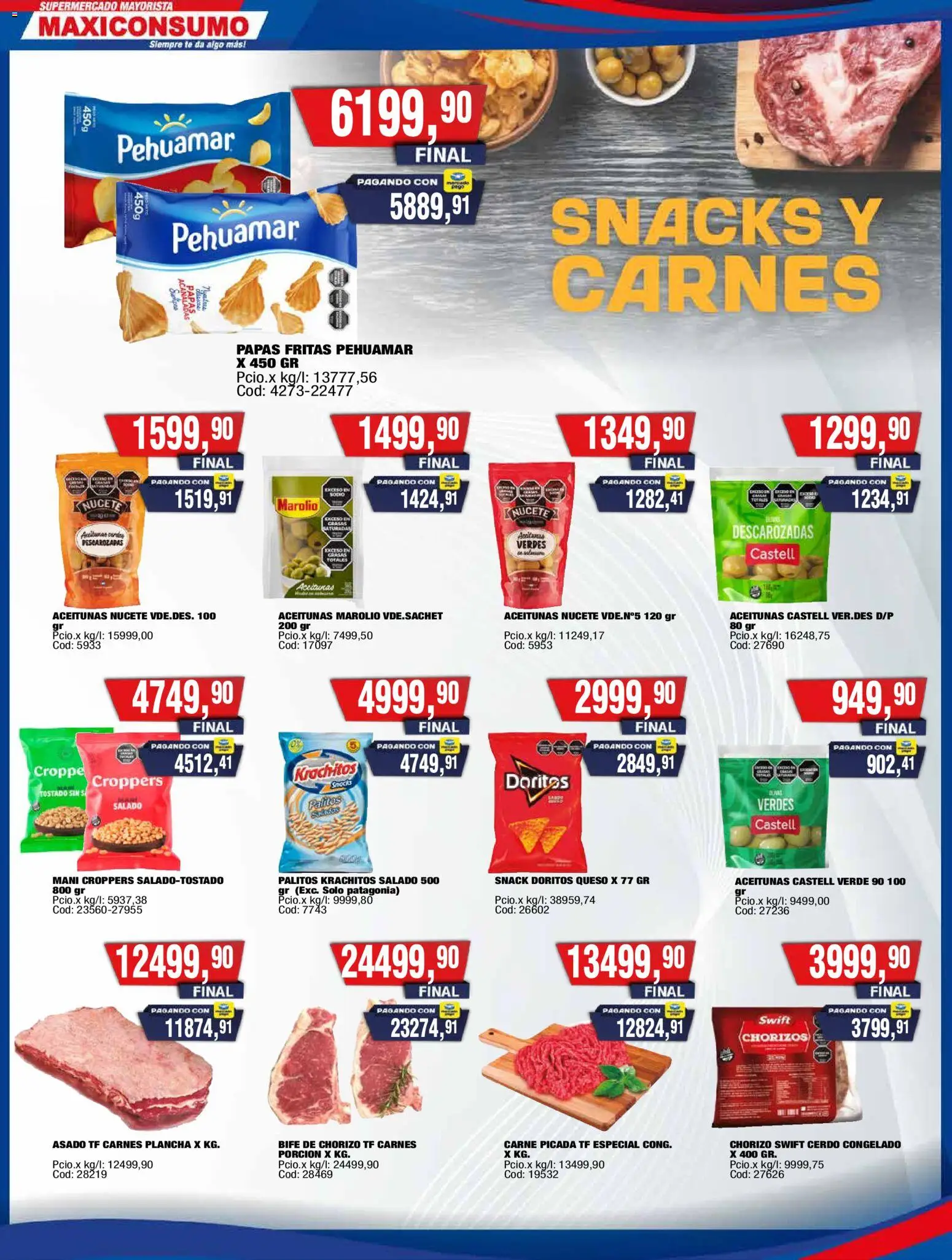 Maxiconsumo ofertas │ válido desde el 18.05.2026 | Página: 13 | Productos: Queso, Plancha, Chorizo, Cerdo