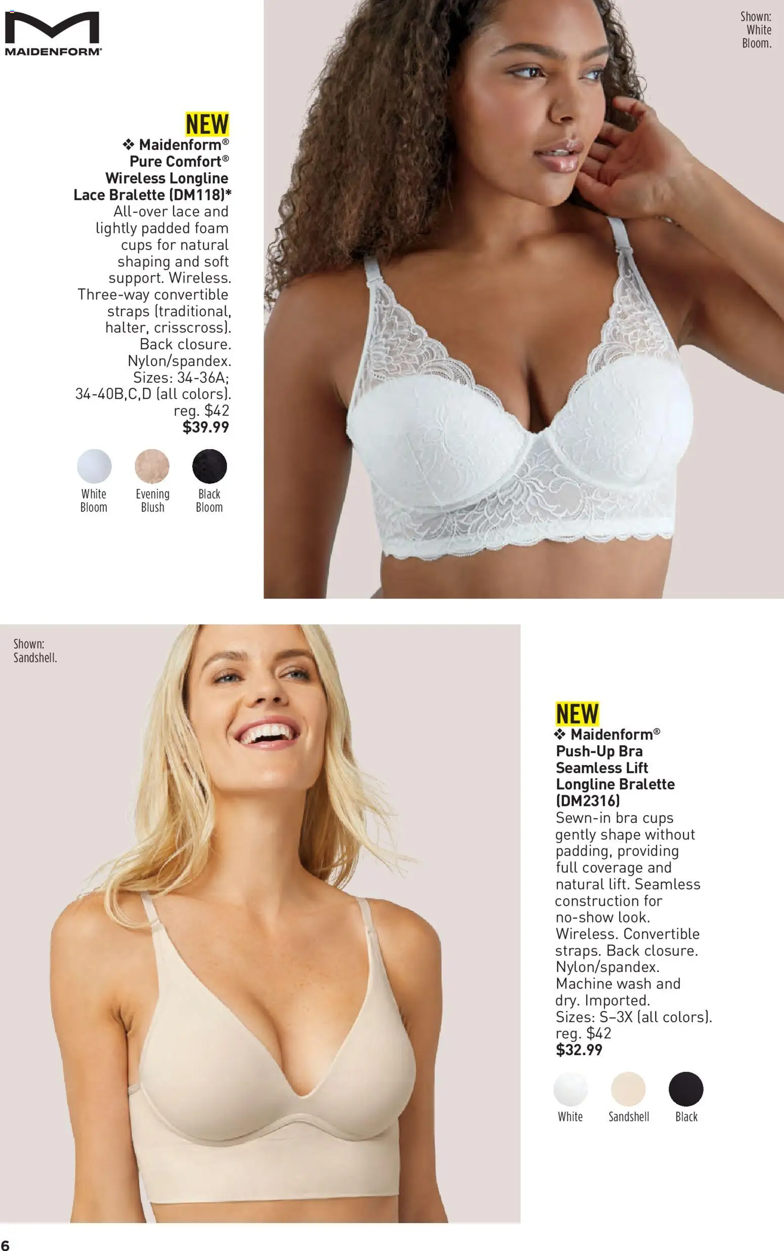 Avon Hanes Flyer - valid from 07/01/2026 | Page: 6 | Products: Blush, Bra, Foam