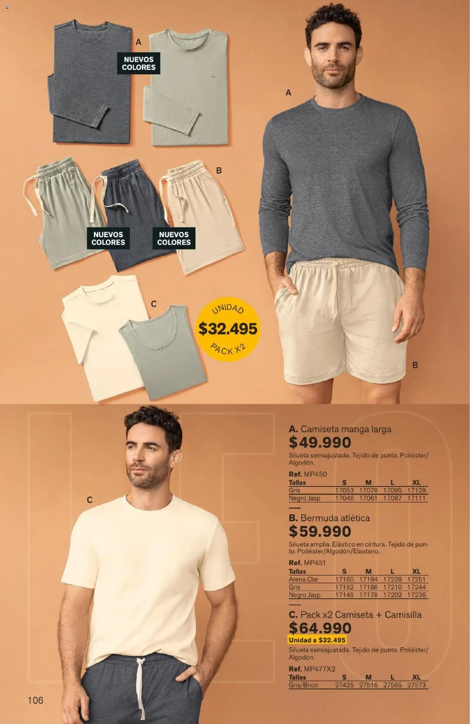 Leonisa revista - valida desde el 04/08/2026 | Página: 106 | Productos: Bermuda, Camiseta