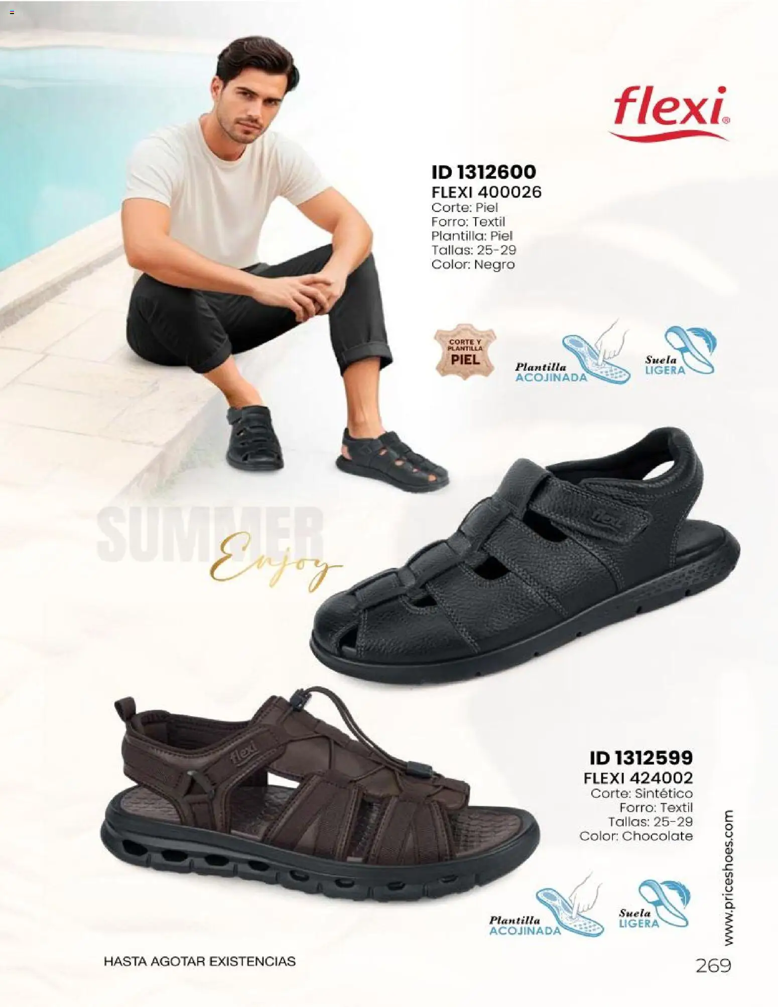 Nuevas ofertas de Price Shoes válidas en toda la República Mexicana desde el 23/06/2026. ¡Encuentra las mejores ofertas en Price Shoes catálogo Sandalias 2026! | Página: 269 | Productos: Chocolate