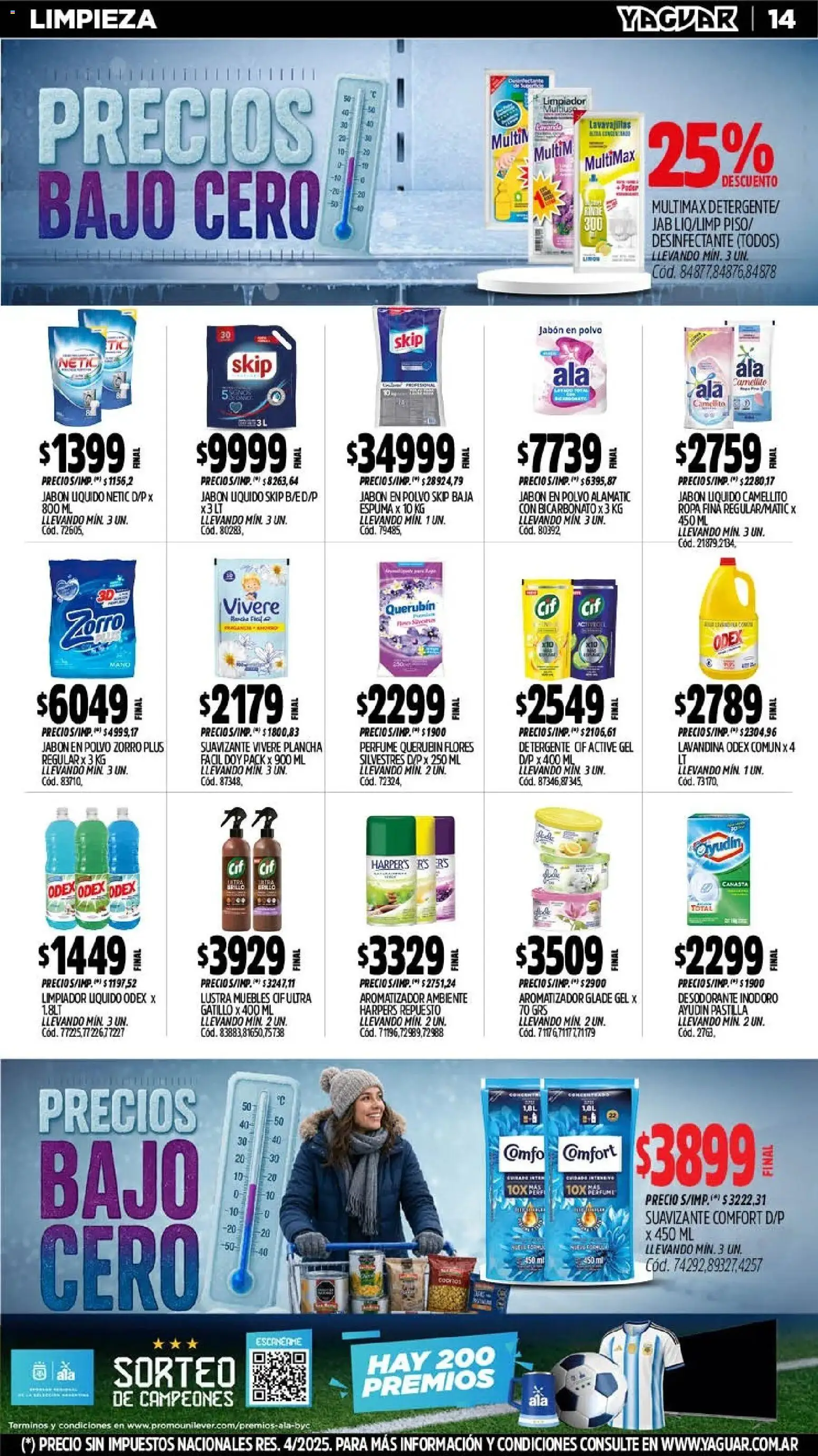 Yaguar - Oferta Semanal Buenos Aires │ válido desde el 20/07/2026 | Página: 15 | Productos: Desodorante, Jabón en polvo, Ropa, Plancha