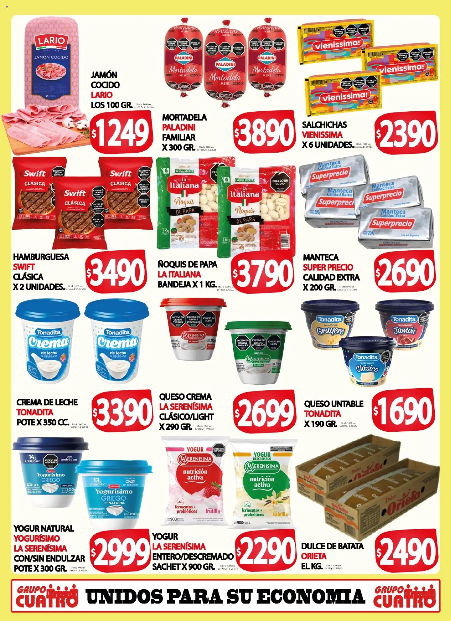 Mariano Max - Catálogo │ válido desde el 19/08/2026 | Página: 4 | Productos: Yogur natural, Queso crema, Yogur, Ñoquis