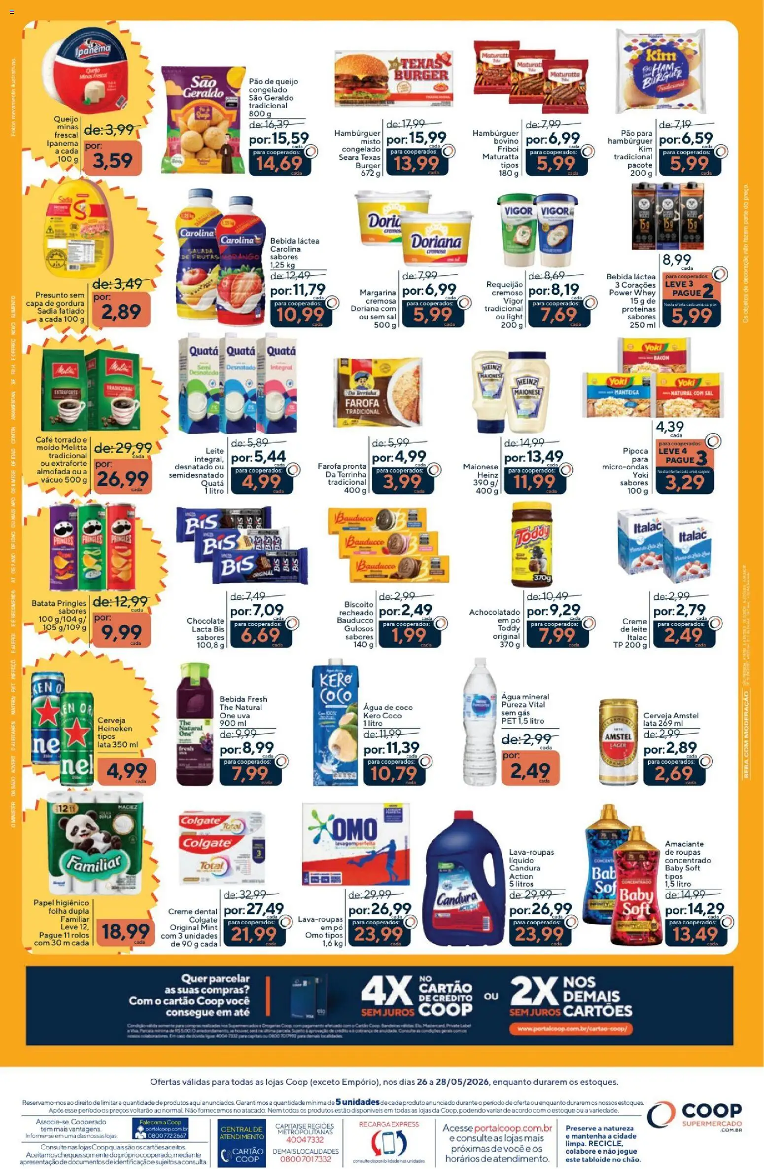 Coop Folheto - válido de 26.05.2026 | Página: 2 | Produtos: Achocolatado, Bebida, Batata, Creme dental