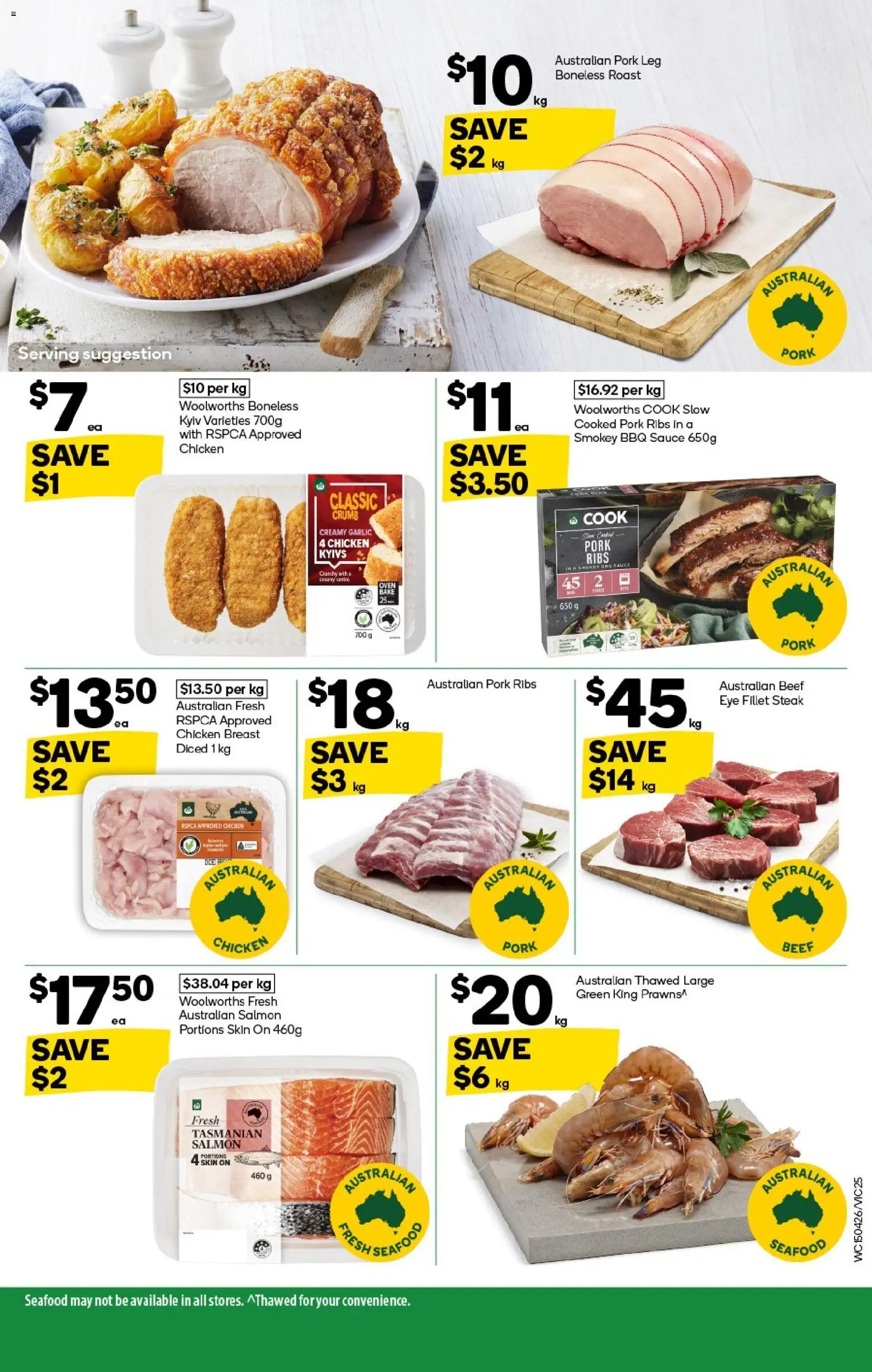Woolworths catalogue - valid from 15.04.2026 | Page: 25 | Products: BBQ Sauce, Beef, Steak, Garlic