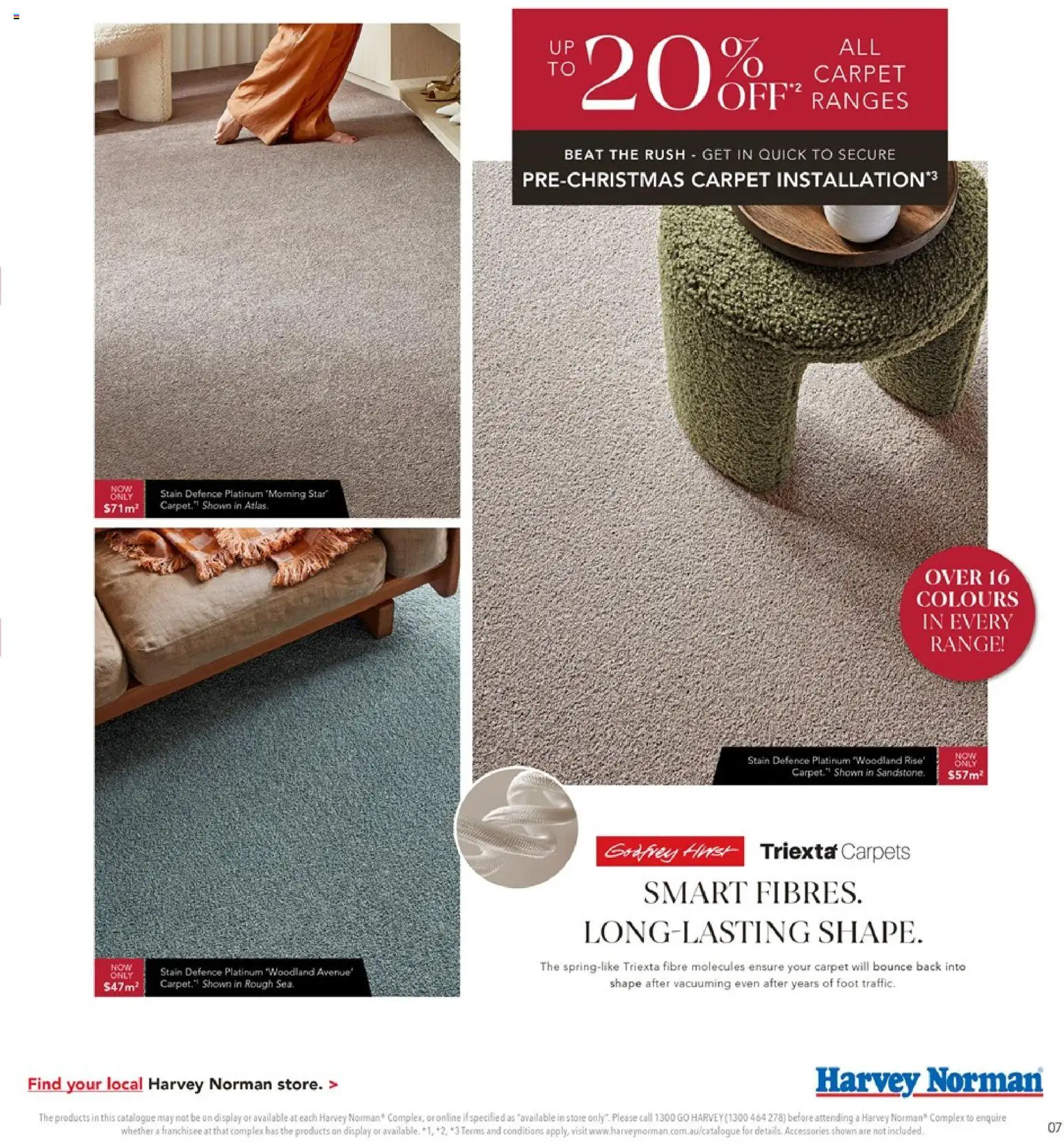 Harvey Norman catalogue - valid from 01/10/2026 | Page: 7 | Products: Carpet, Accessories