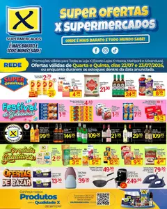 X Supermercados - Ofertas da semana - Pré-Visualização do folheto da loja X Supermercados, válido de 22/07/2026