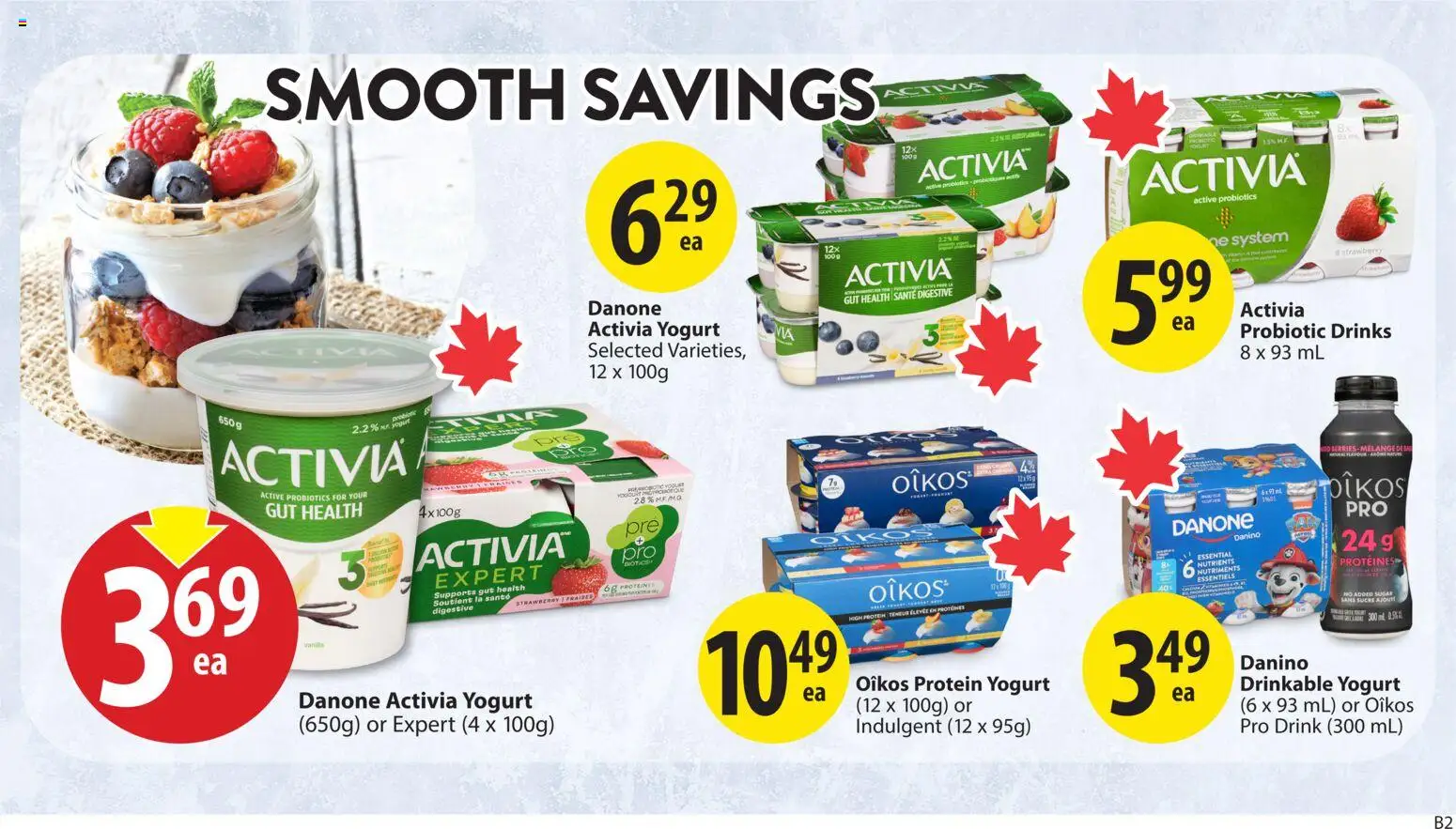 Save on foods flyer valid from 14.05.2026 | Page: 23 | Products: Yogurt