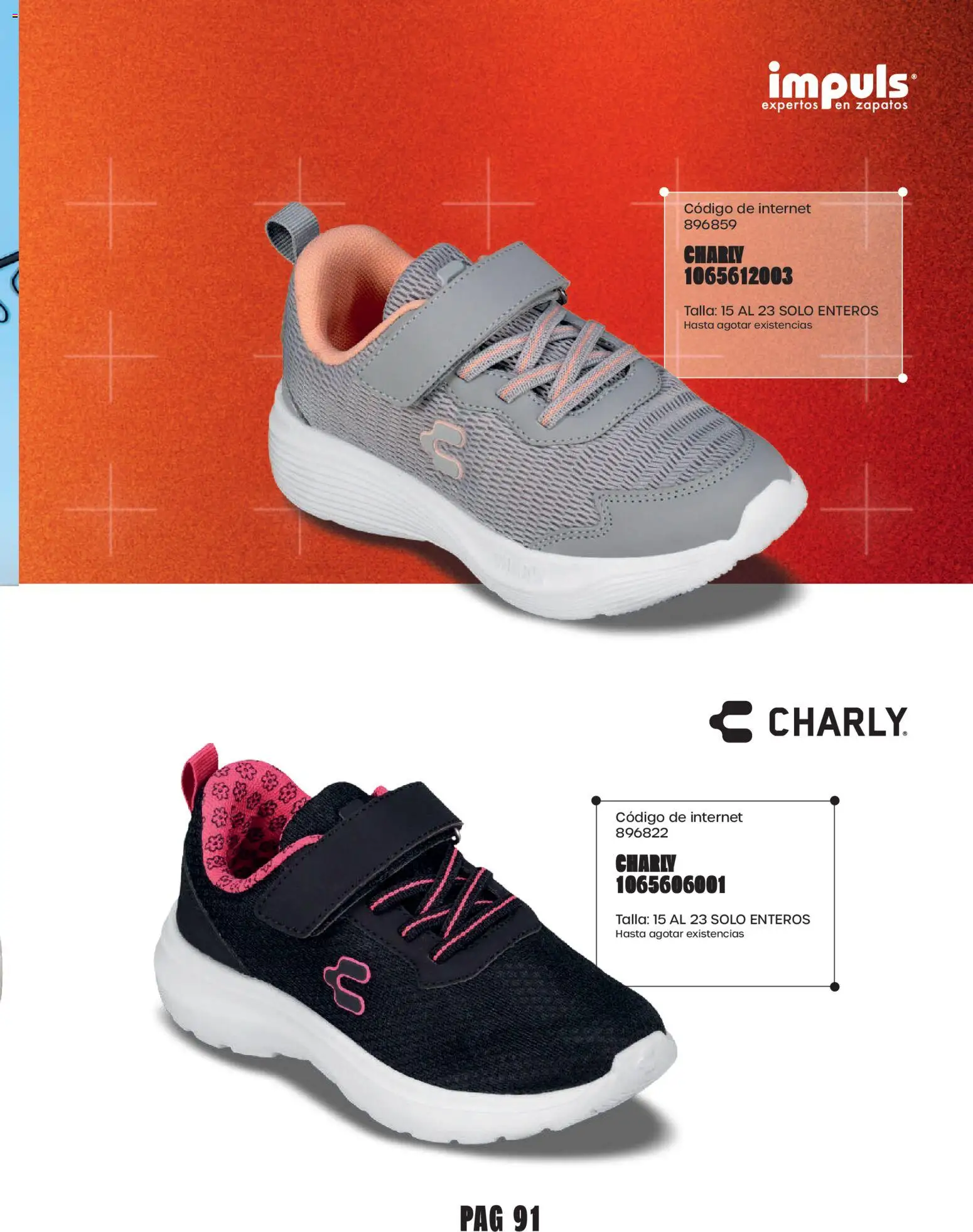 Nuevas ofertas de Impuls válidas en toda la República Mexicana desde el 01/09/2026. ¡Encuentra las mejores ofertas en Impuls catálogo Urban Sport! | Página: 93 | Productos: Zapatos