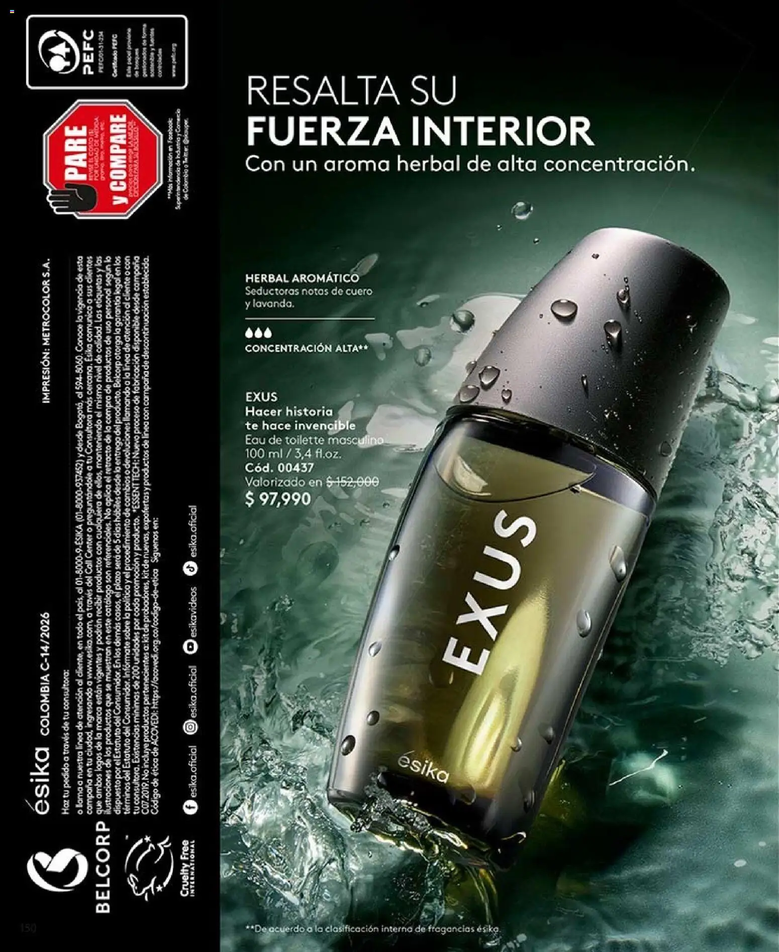 Ésika revista - valida desde el 17/08/2026 | Página: 150 | Productos: Té, Sobre, Eau de toilette