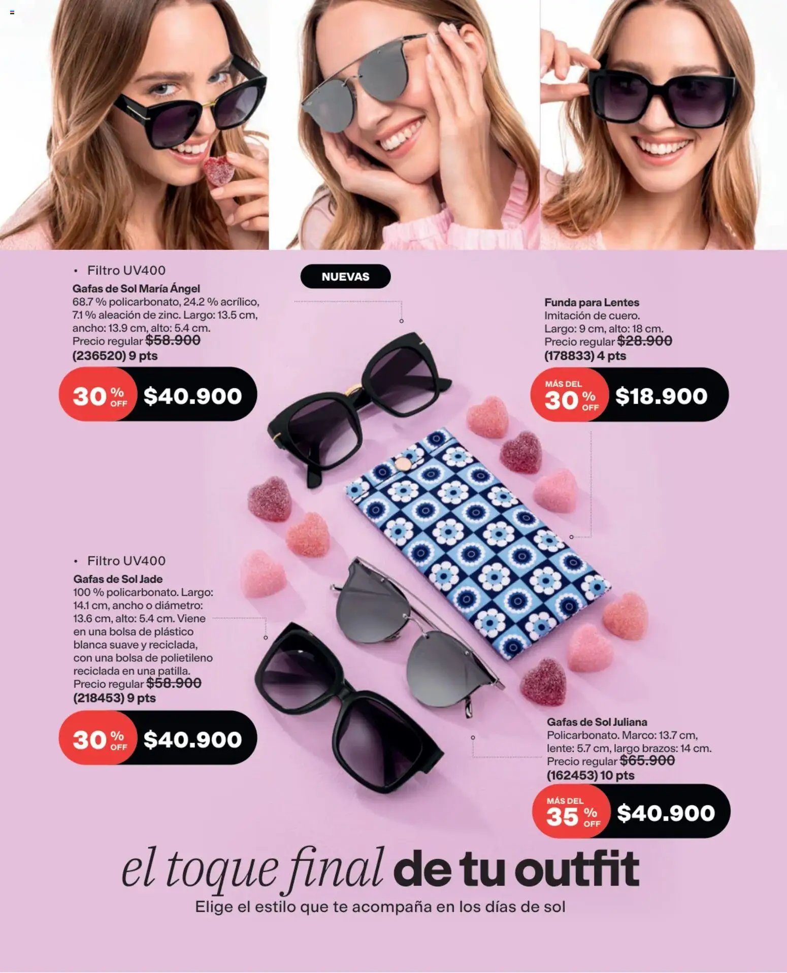 Avon revista - valida desde el 03/08/2026 | Página: 189 | Productos: Gafas de sol, Bolsa, Gafas, Patilla