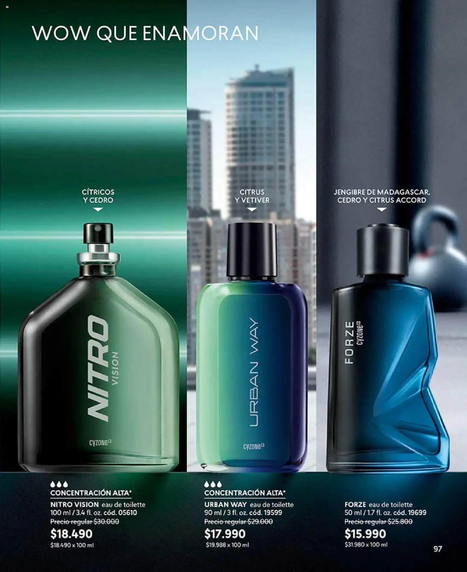 Catálogo CyZone Campaña 14 │ válido desde el 16.08.2026 | Página: 97 | Productos: Eau de toilette, Jengibre