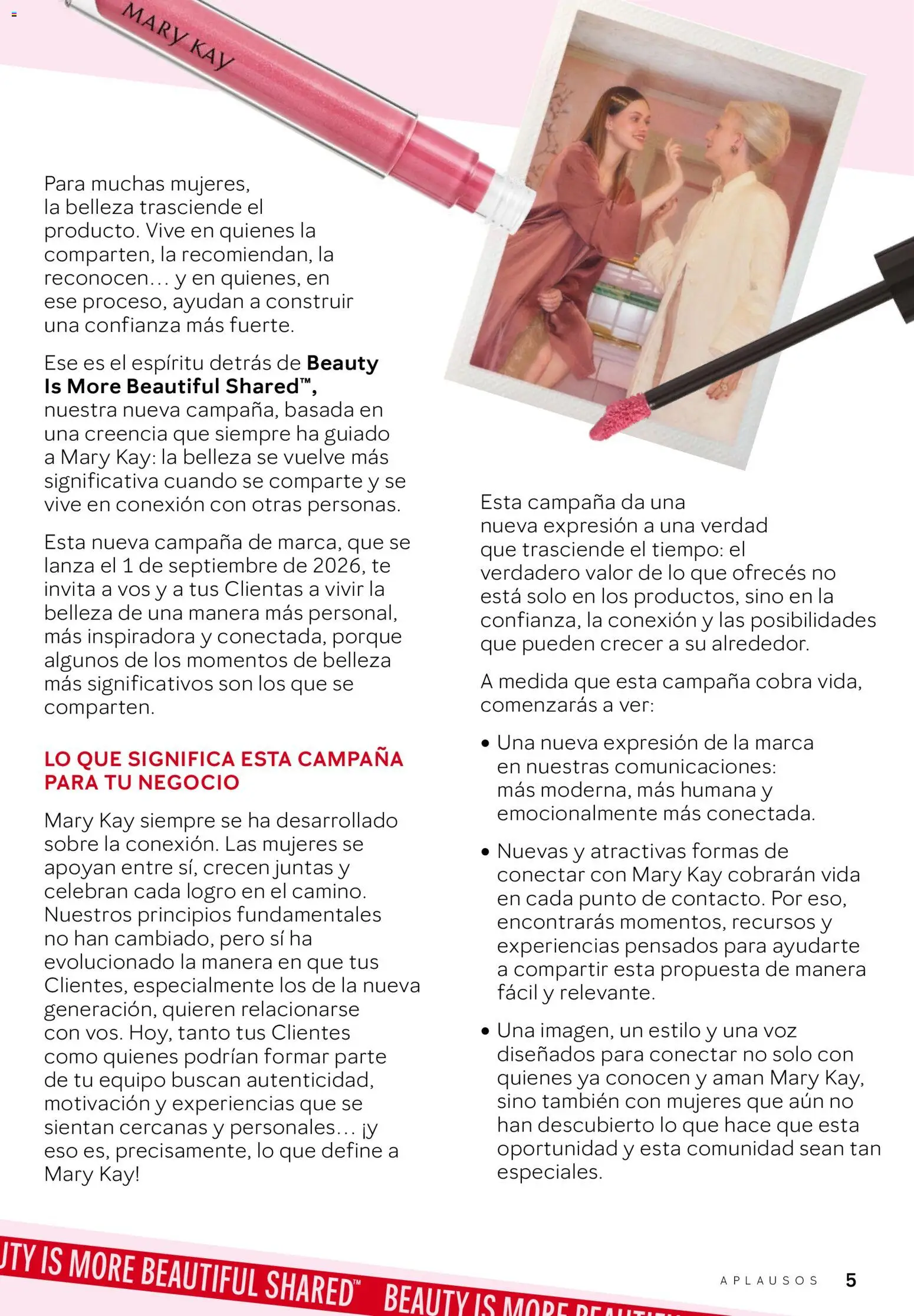 Mary Kay - Aplausos Septiembre 2026 │ válido desde el 01/09/2026 | Página: 5 | Productos: Sobre, Campana, Té
