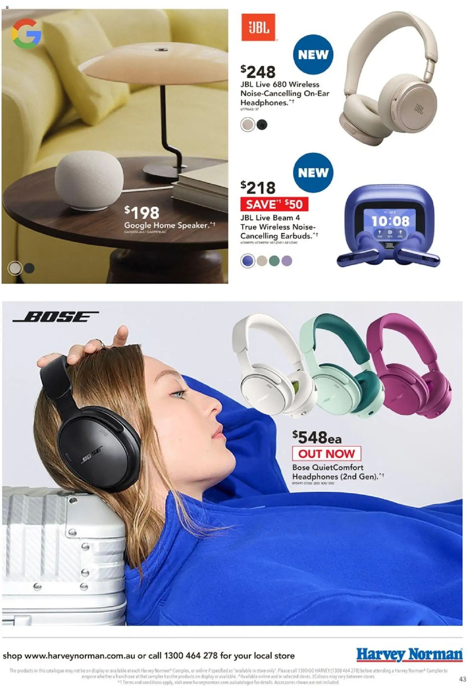 Harvey Norman catalogue - valid from 18/08/2026 | Page: 43 | Products: Accessories, Headphones, Speaker