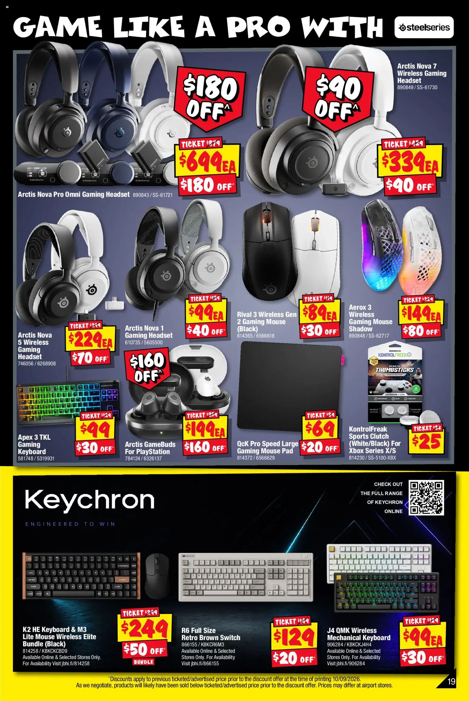 JB Hi-Fi catalogue - valid from 24/09/2026 | Page: 19 | Products: Clutch, Mouse, Keyboard, Playstation