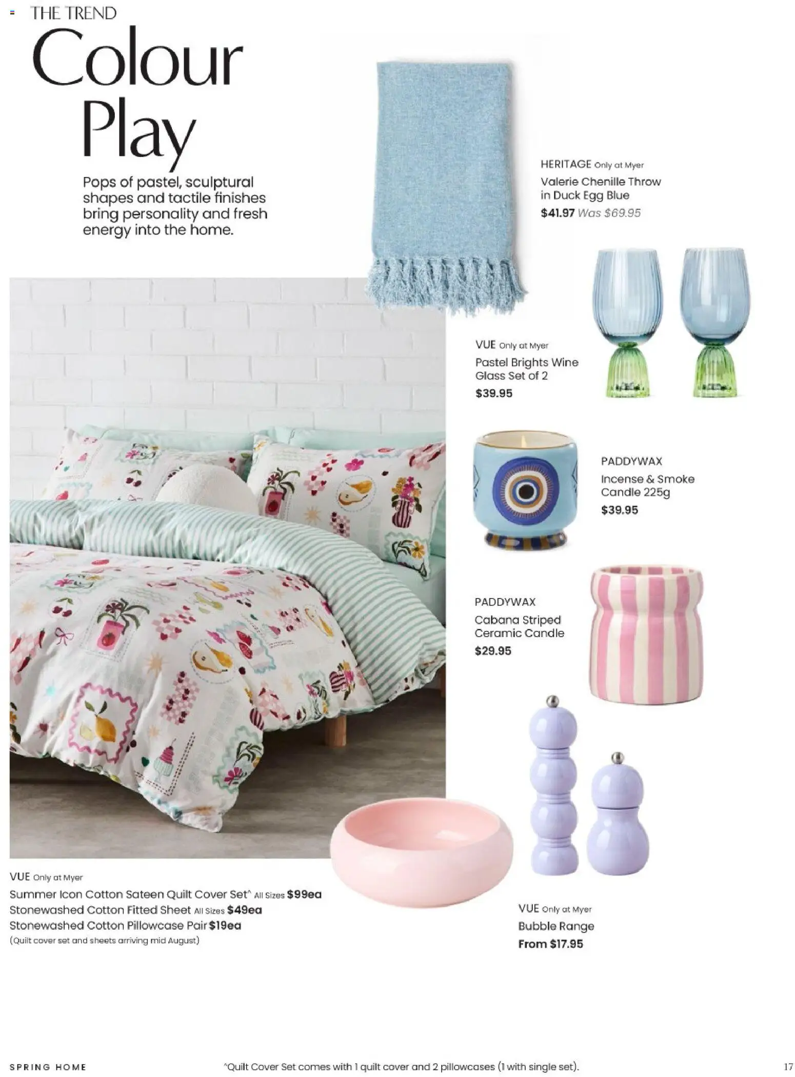 Myer catalogue - valid from 01/08/2026 | Page: 17 | Products: Duck, Wine, Candle