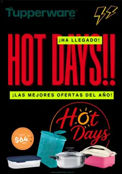 Vista previa de Tupperware Hot Days, nuevo folleto de la tienda, válido en México a partir del 25.05.2026