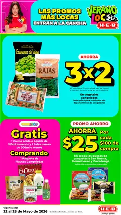 Vista previa de H-E-B folleto, nuevo folleto de la tienda, válido en México a partir del 21.05.2026 | Página: 7 | Productos: Pollo, Brocoli, Crema, Leche
