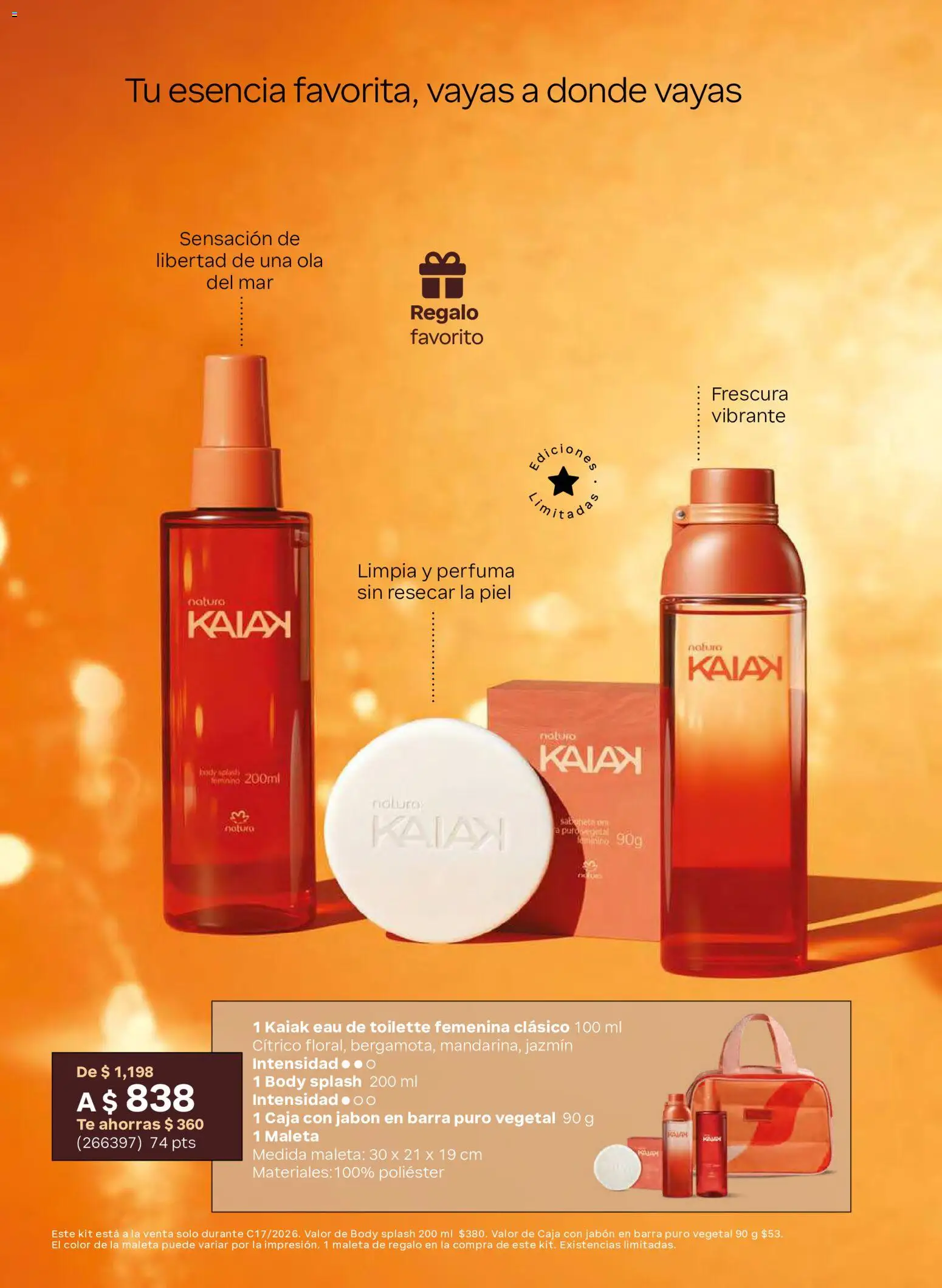 Nuevas ofertas de Natura válidas en toda la República Mexicana desde el 07/11/2026. ¡Encuentra las mejores ofertas en Natura campaña 17 2026! | Página: 16