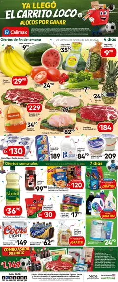 Vista previa de Calimax folleto Tijuana, nuevo folleto de la tienda, válido en México a partir del 03/07/2026