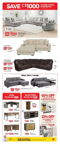 Preview of Tepperman's weekly flyer / circulaire from shop Tepperman's valid from 15.05.2026 | Page: 4 | Products: Bed, Table, Chair, Cabinet