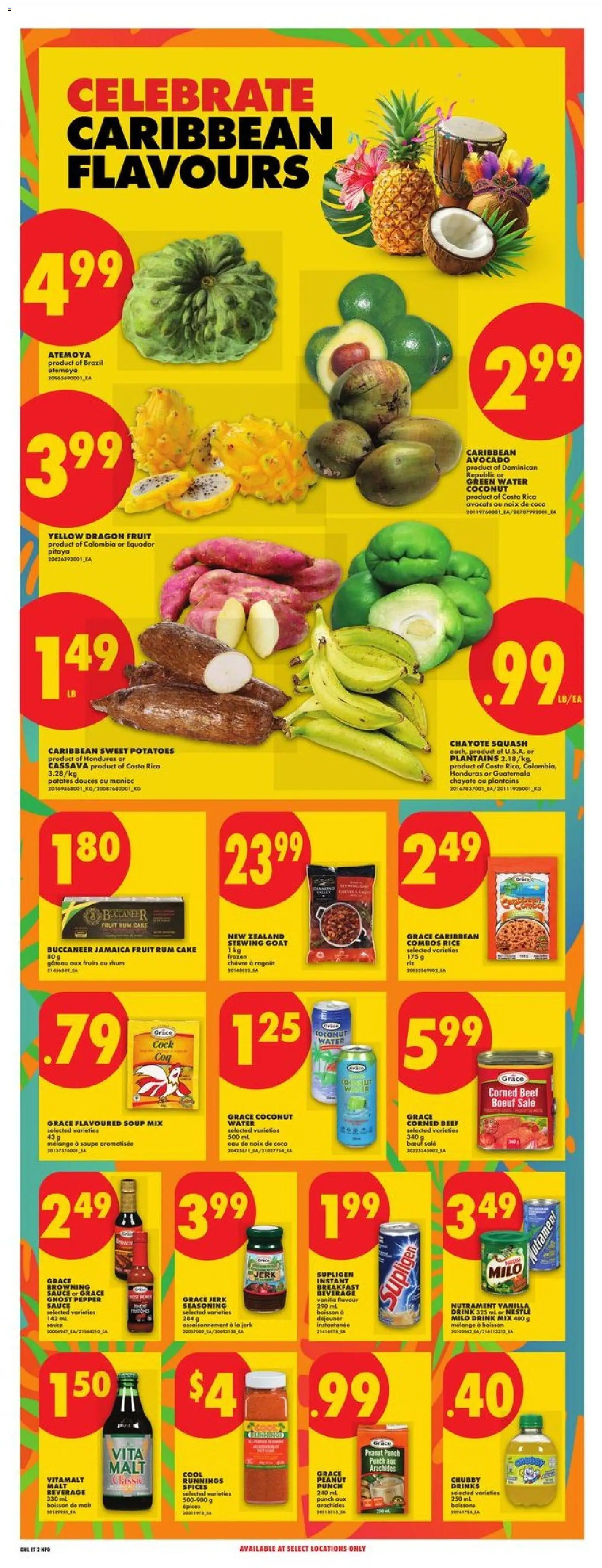 No Frills flyer valid from Jul 16, 2026 | Page: 19 | Products: Water, Potatoes, Rum, Cake