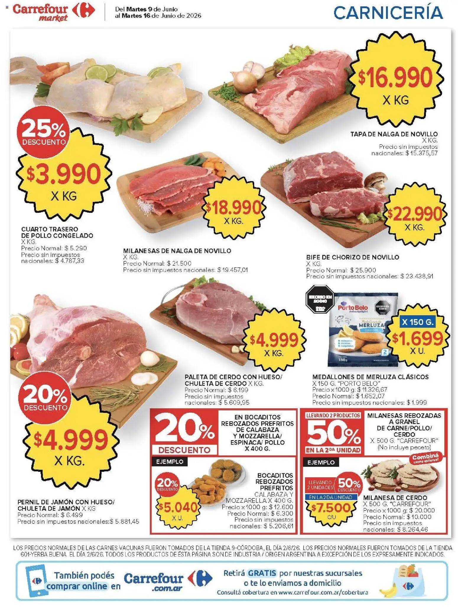 Carrefour ofertas │ válido desde el 09.06.2026 | Página: 46 | Productos: Paleta, Chorizo, Jamón, Cerdo