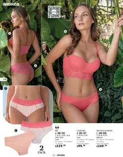 Vista previa de Andrea catálogo Lencería & vestir interior, nuevo folleto de la tienda, válido en México a partir del 24.05.2026 | Página: 38
