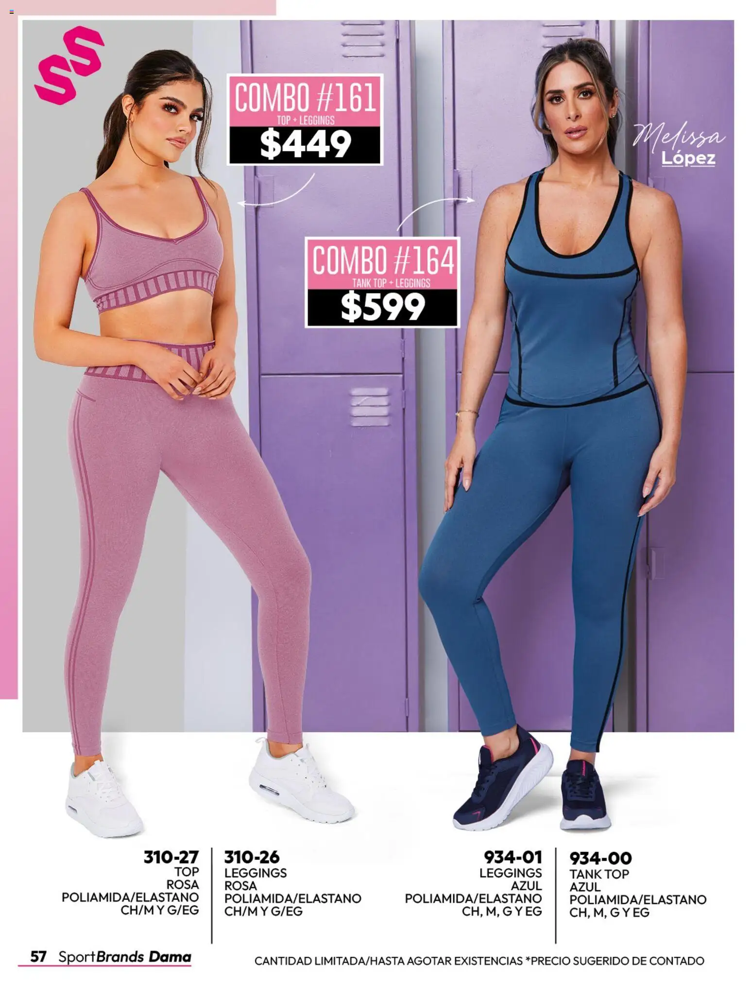 Nuevas ofertas de Cklass válidas en toda la República Mexicana desde el 08/07/2026. ¡Encuentra las mejores ofertas en Cklass catálogo Sportbrands dama! | Página: 58 | Productos: Leggings, Top