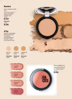 Vista previa de Natura campaña 13 2026, nuevo folleto de la tienda, válido en México a partir del 21/08/2026 | Página: 65 | Productos: Polvo compacto, Maquillaje, Polvo, Rubor