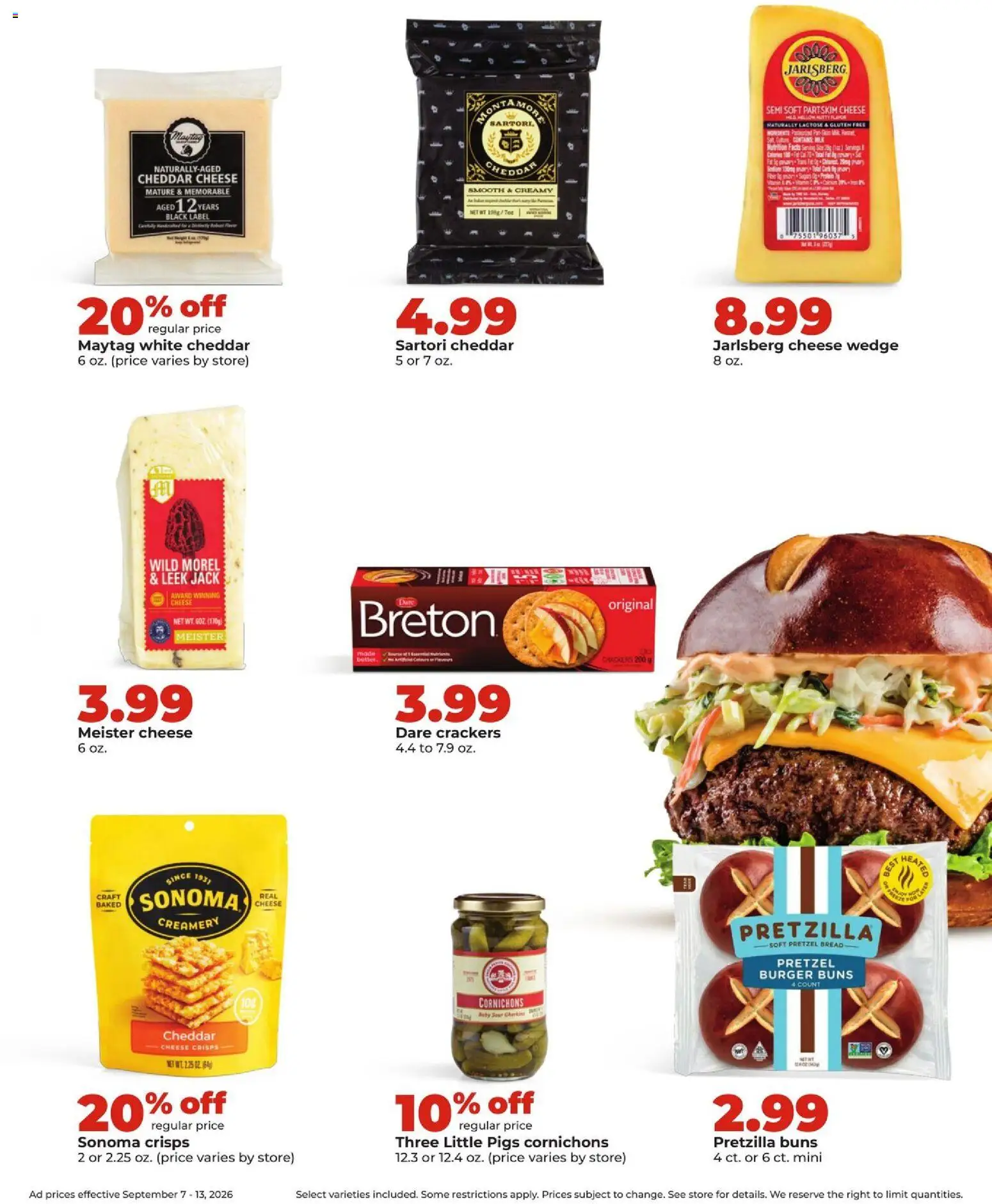 HyVee Weekly Ad - valid from 09/07/2026 | Page: 16 | Products: Leek, Cheese, Bread, Cheddar cheese