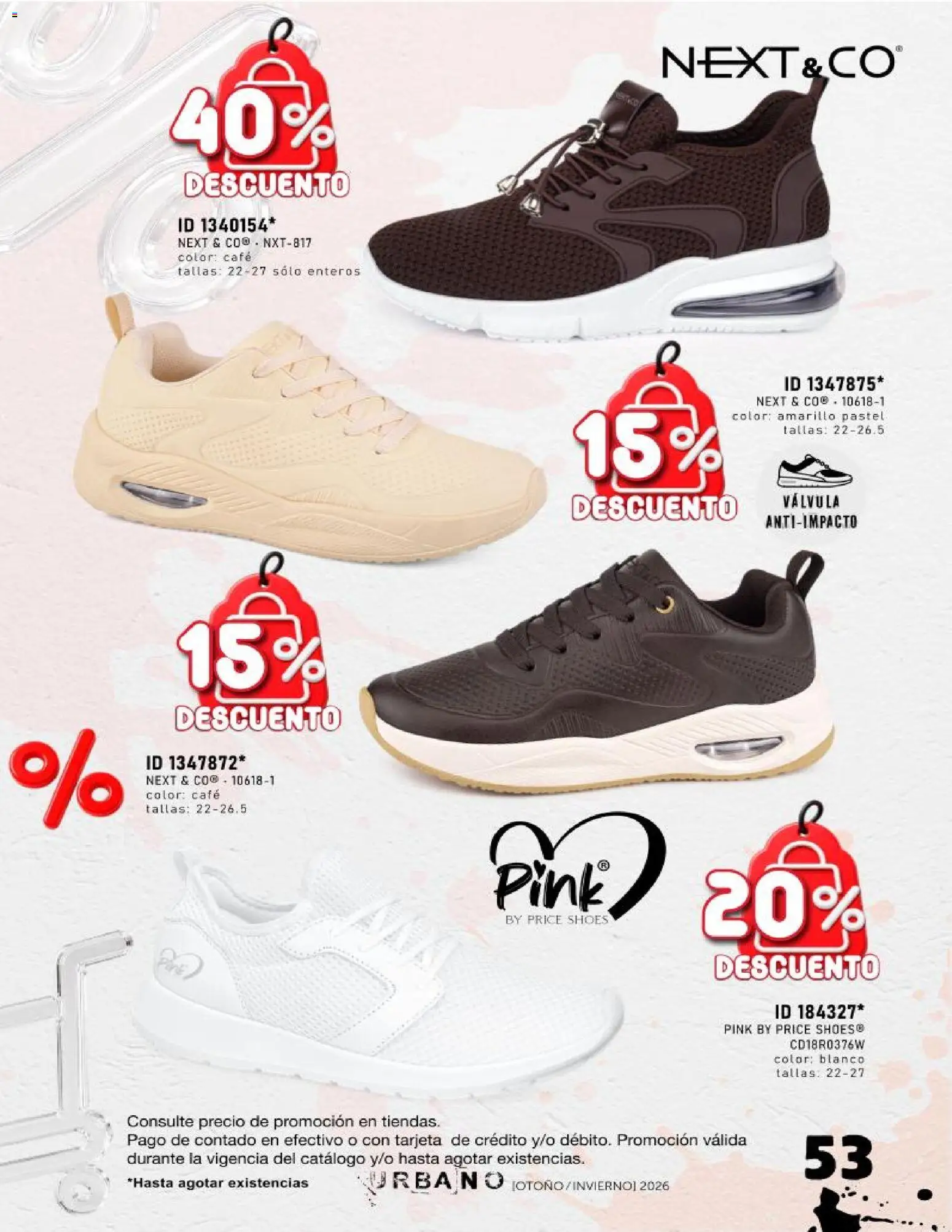 Nuevas ofertas de Price Shoes válidas en toda la República Mexicana desde el 15/10/2026. ¡Encuentra las mejores ofertas en Price Shoes catálogo Urbano! | Página: 51