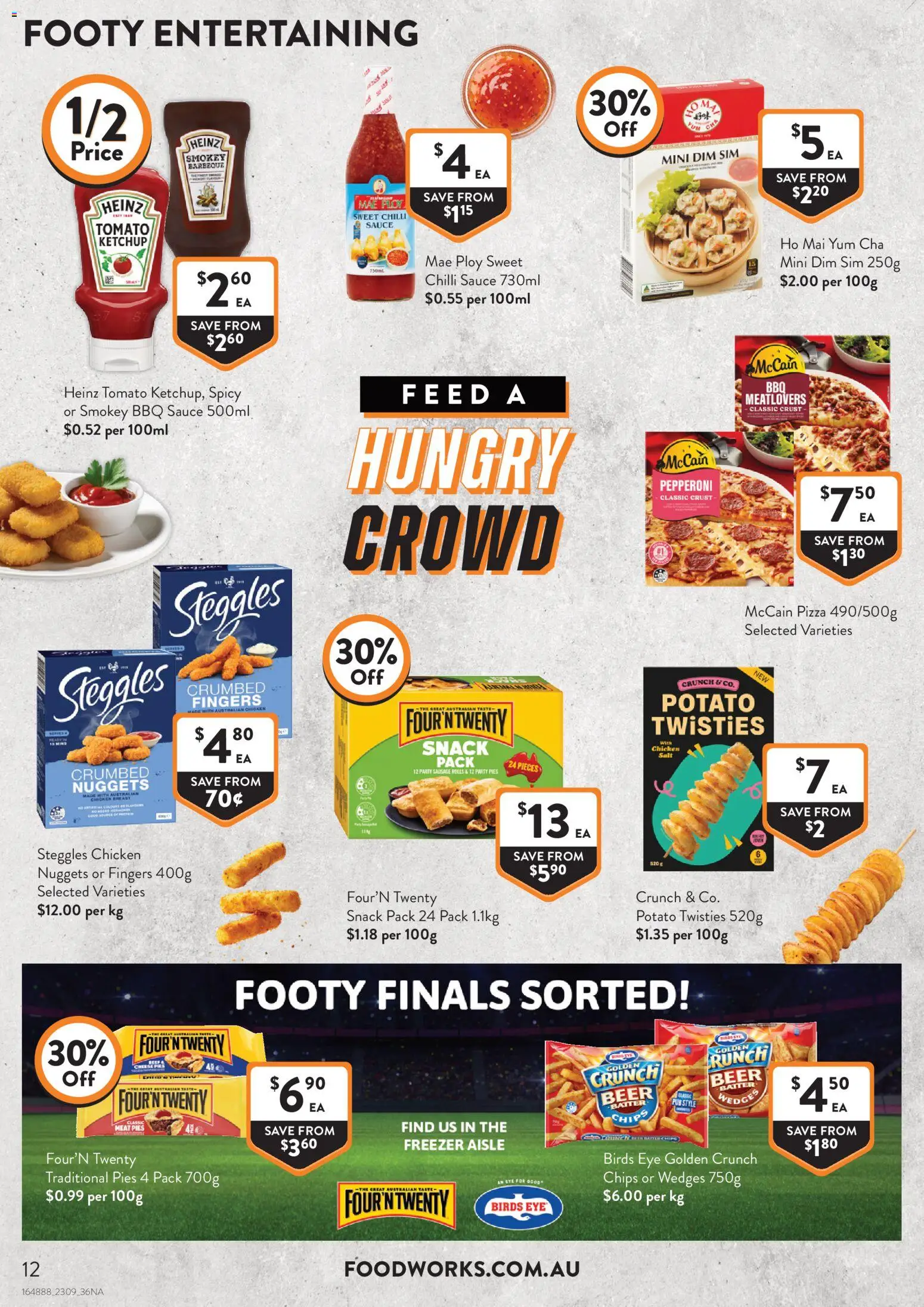 Foodworks catalogue - valid from 16/09/2026 | Page: 12 | Products: Pizza, Beer, Chilli, Pies