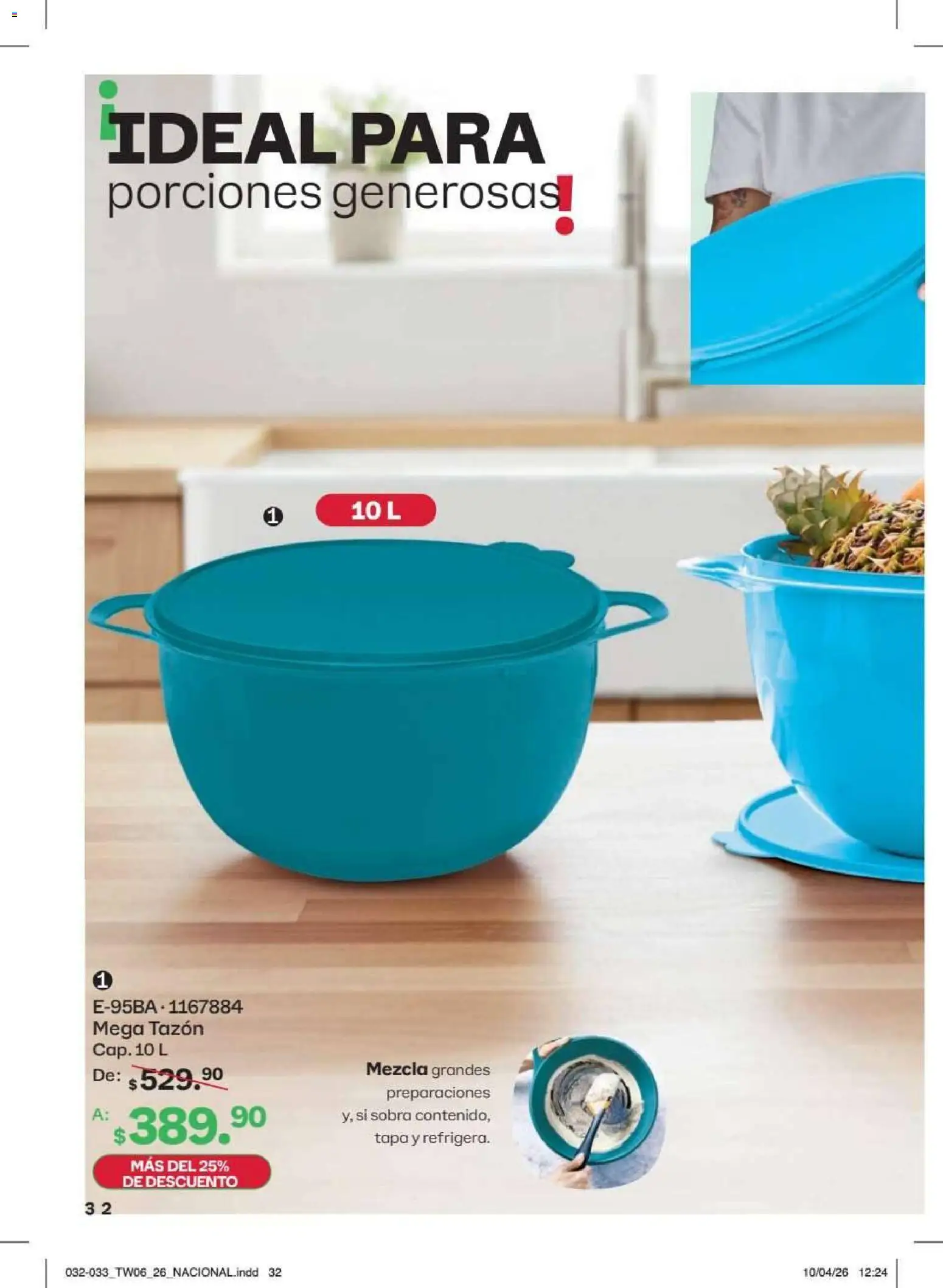 Nuevas ofertas de Tupperware válidas en toda la República Mexicana desde el 18/05/2026. ¡Encuentra las mejores ofertas en Tupperware catálogo! | Página: 32