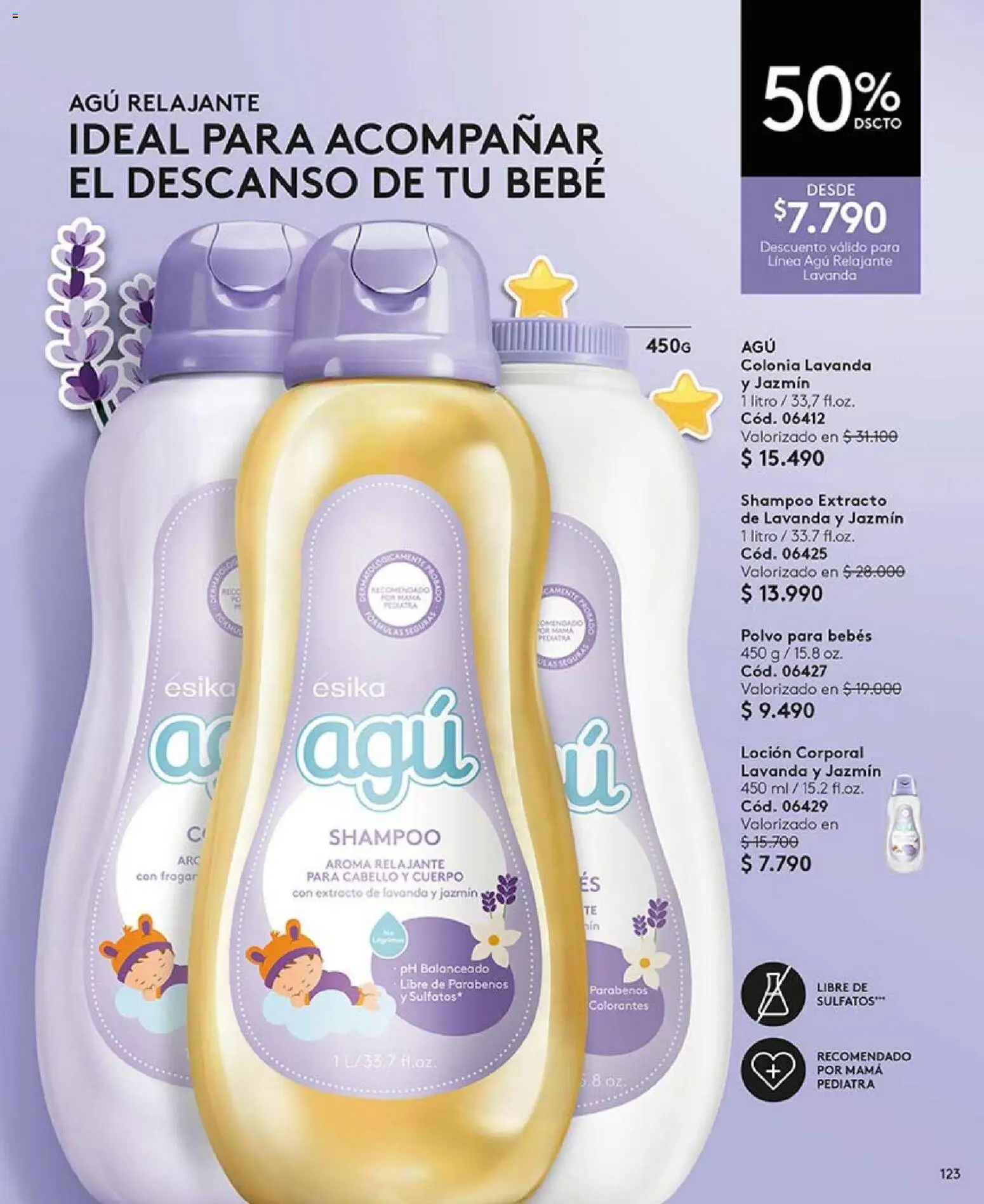 Catálogo Ésika Campaña 4 │ válido desde el 15.02.2026 | Página: 123 | Productos: Loción, Polvo, Shampoo
