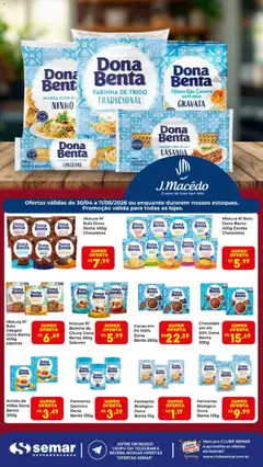 Semar Supermercado ofertas Dona Benta - Pré-Visualização do folheto da loja Semar Supermercado, válido de 30.04.2026