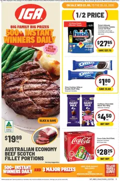 Preview of IGA catalogue NT - valid from 22/07/2026