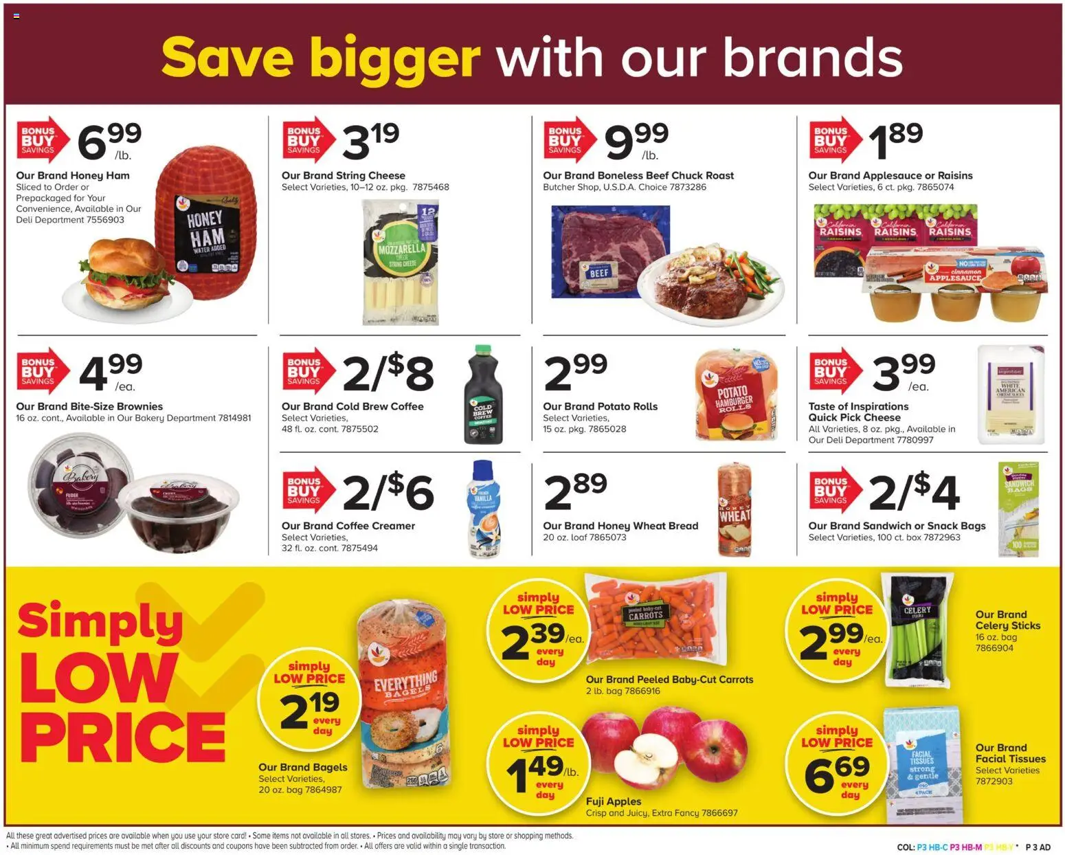 Giant Weekly Ad - valid from 08/21/2026 | Page: 3 | Products: Box, Coffee, Beef chuck, Bag