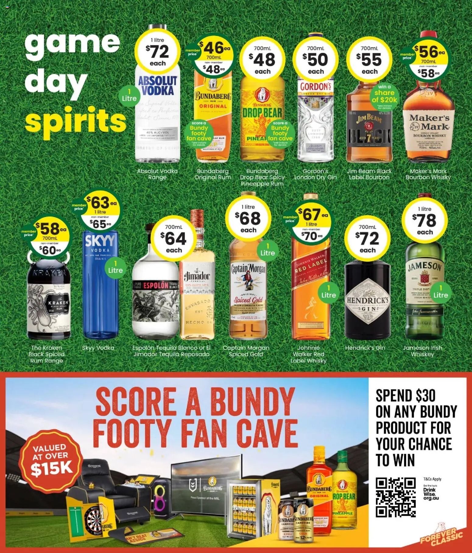 The Bottle-O catalogue - valid from 14/09/2026 | Page: 5 | Products: Jim Beam, Rum, Fan, Hendrick’s Gin