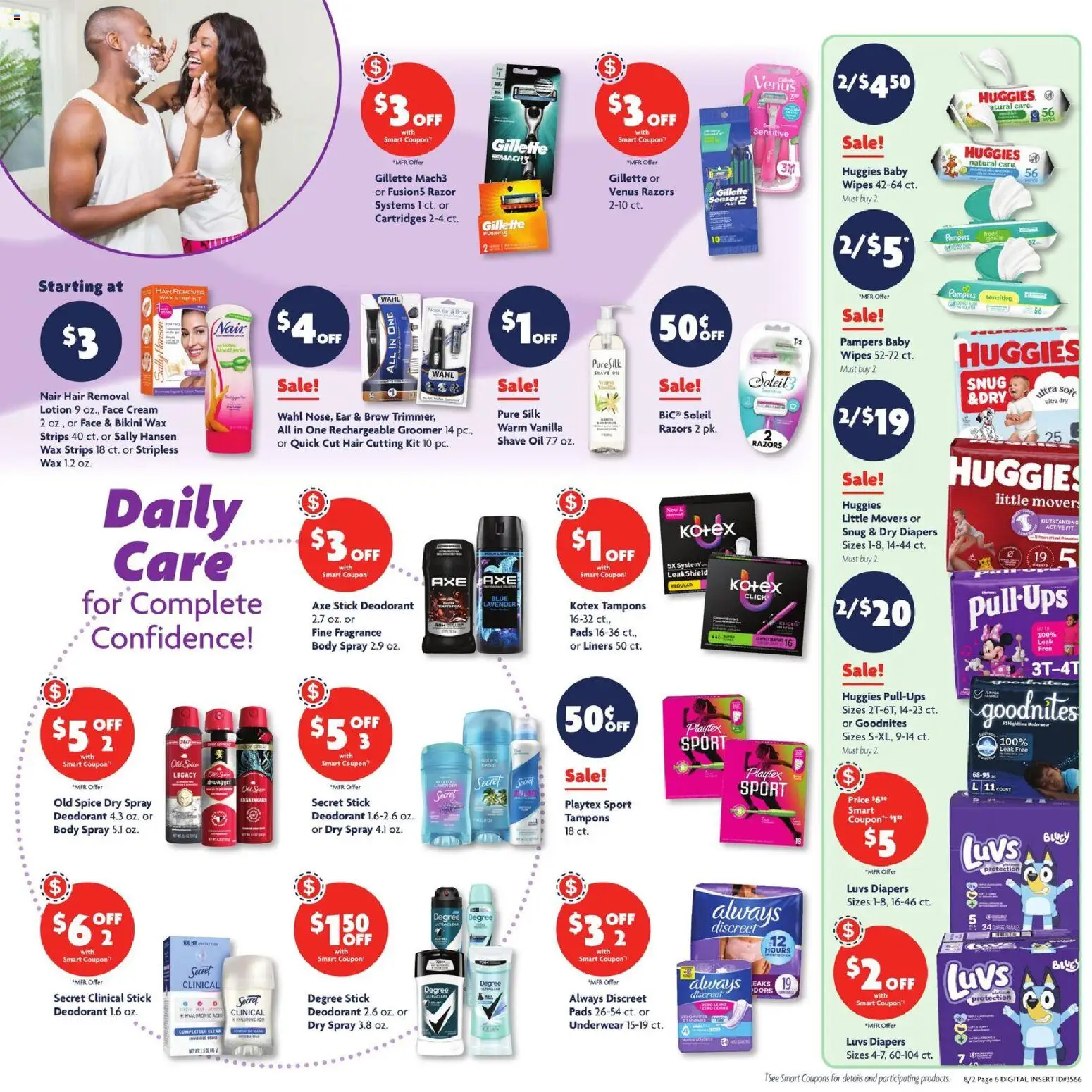 Family Dollar Current Ad - TX - valid from 08/02/2026 | Page: 14 | Products: Axe, Fragrance, Deodorant, Cream