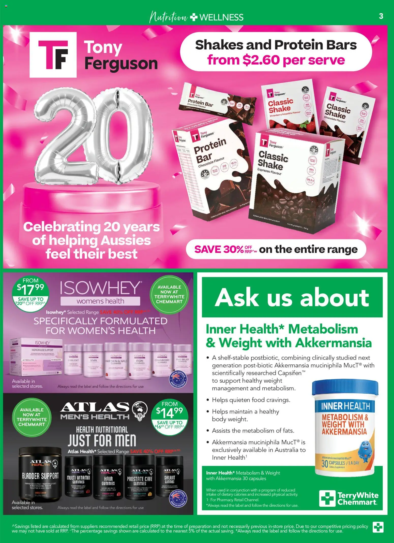 Terry White catalogue - valid from 01/10/2026 | Page: 3 | Products: Chocolate, Pumpkin, Herbal, Weight