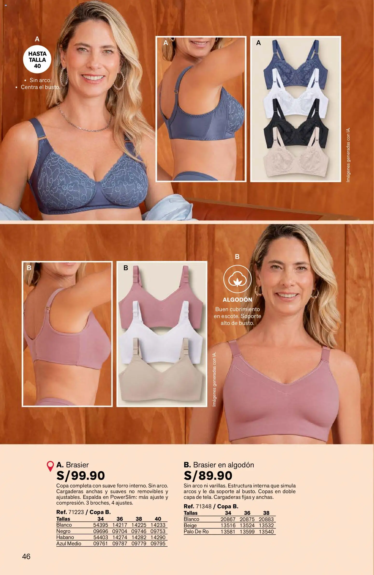 Catálogo Leonisa válido desde 24/08/2026 | Página: 46 | Productos: Algodón