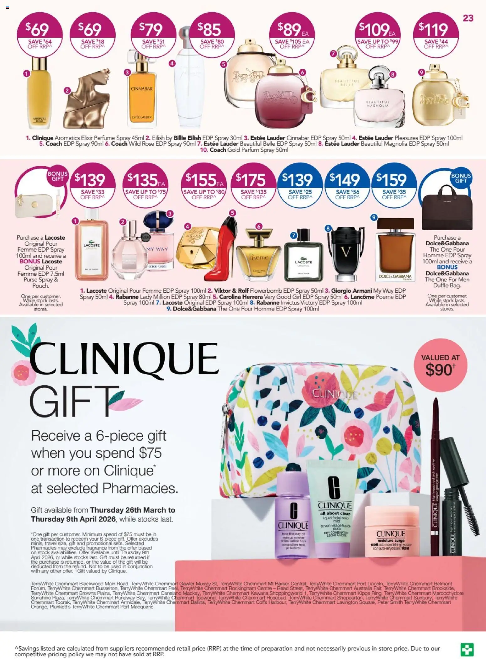 Terry White catalogue - valid from 26.03.2026 | Page: 23 | Products: Fragrance, Mascara, Eyeliner, Soap