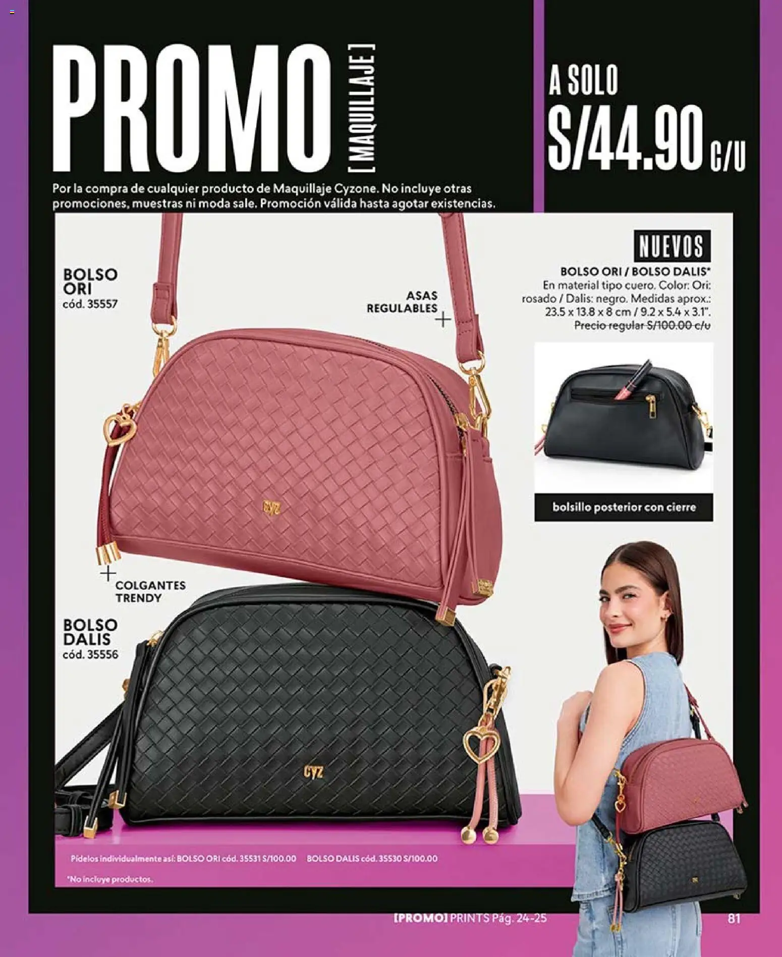 Catálogo CyZone válido desde 04.04.2026 | Página: 93 | Productos: Bolso, Maquillaje