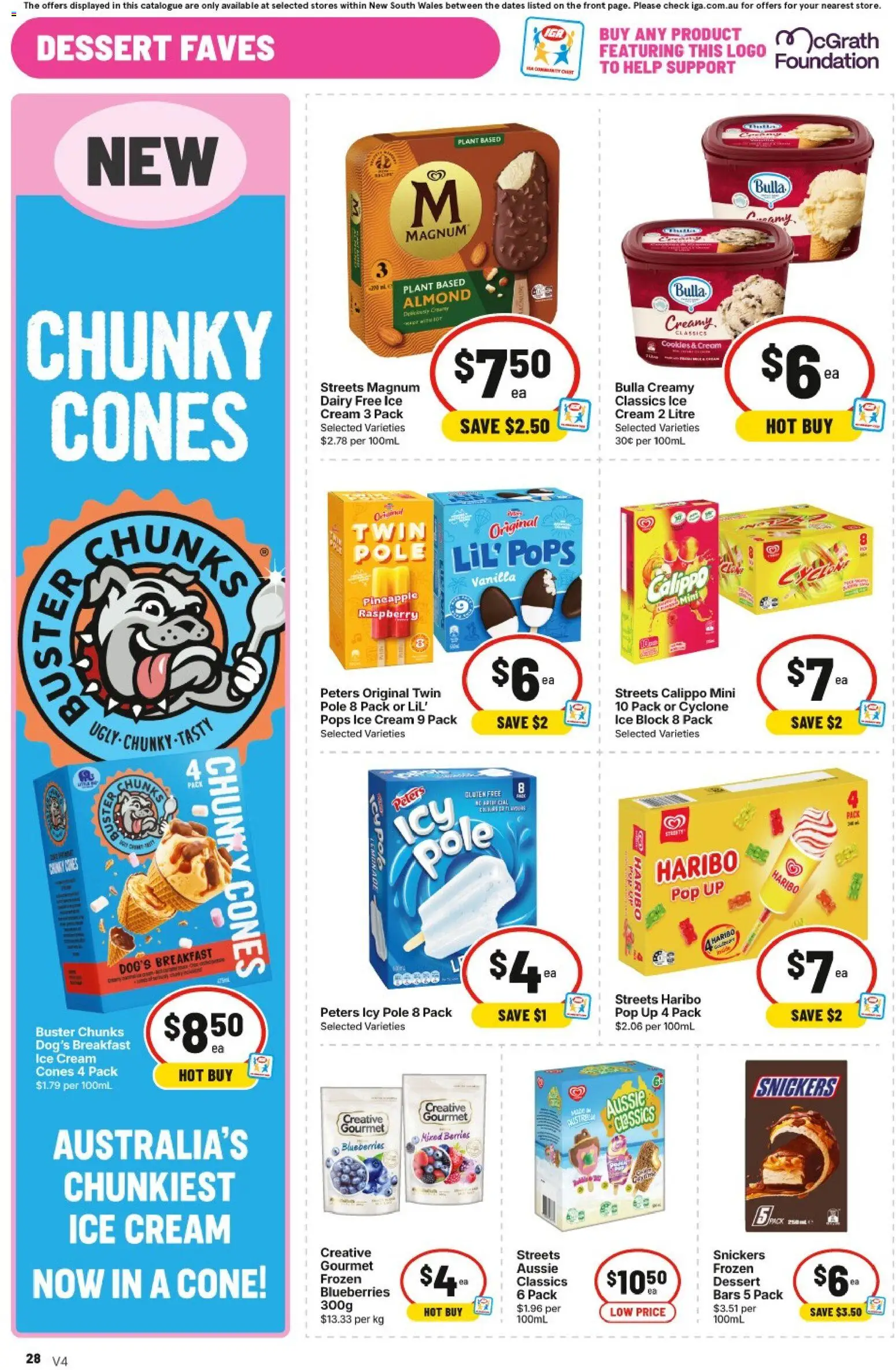 IGA catalogue - valid from 16/09/2026 | Page: 32 | Products: Plant, Pineapple, Snickers, Magnum
