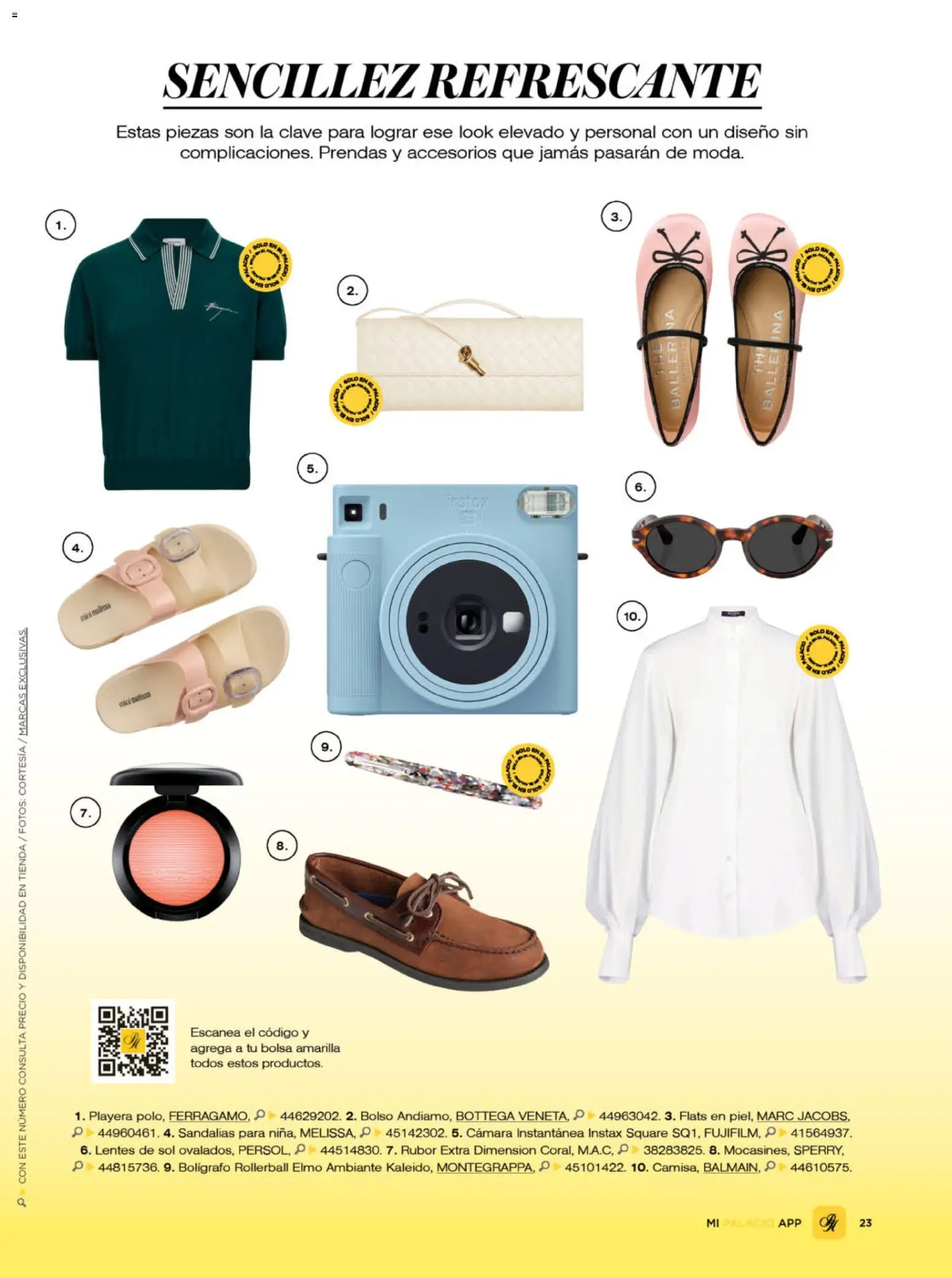 Nuevas ofertas de Palacio De Hierro válidas en toda la República Mexicana desde el 01.03.2026. ¡Encuentra las mejores ofertas en Palacio De Hierro catálogo! | Página: 25 | Productos: Lentes, Bolsa, Bolso, Rubor