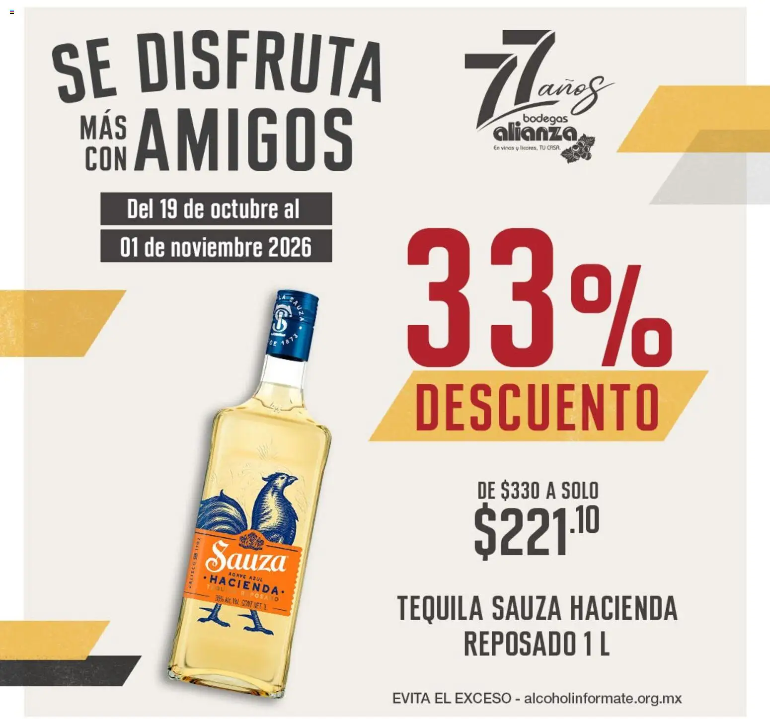 Nuevas ofertas de Bodegas Alianza válidas en toda la República Mexicana desde el 19/10/2026. ¡Encuentra las mejores ofertas en Bodegas Alianza catálogo! | Página: 3